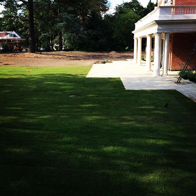 6 Thousand rolls of turf later...... #memyspadeandigardens #landscape #landscaping #gardenlandscape #build #lawn #turf #grass #pic #pictureoftheday #gardensofinstagram #picoftheday #wentworth #london #oxford #oxfordshire #create