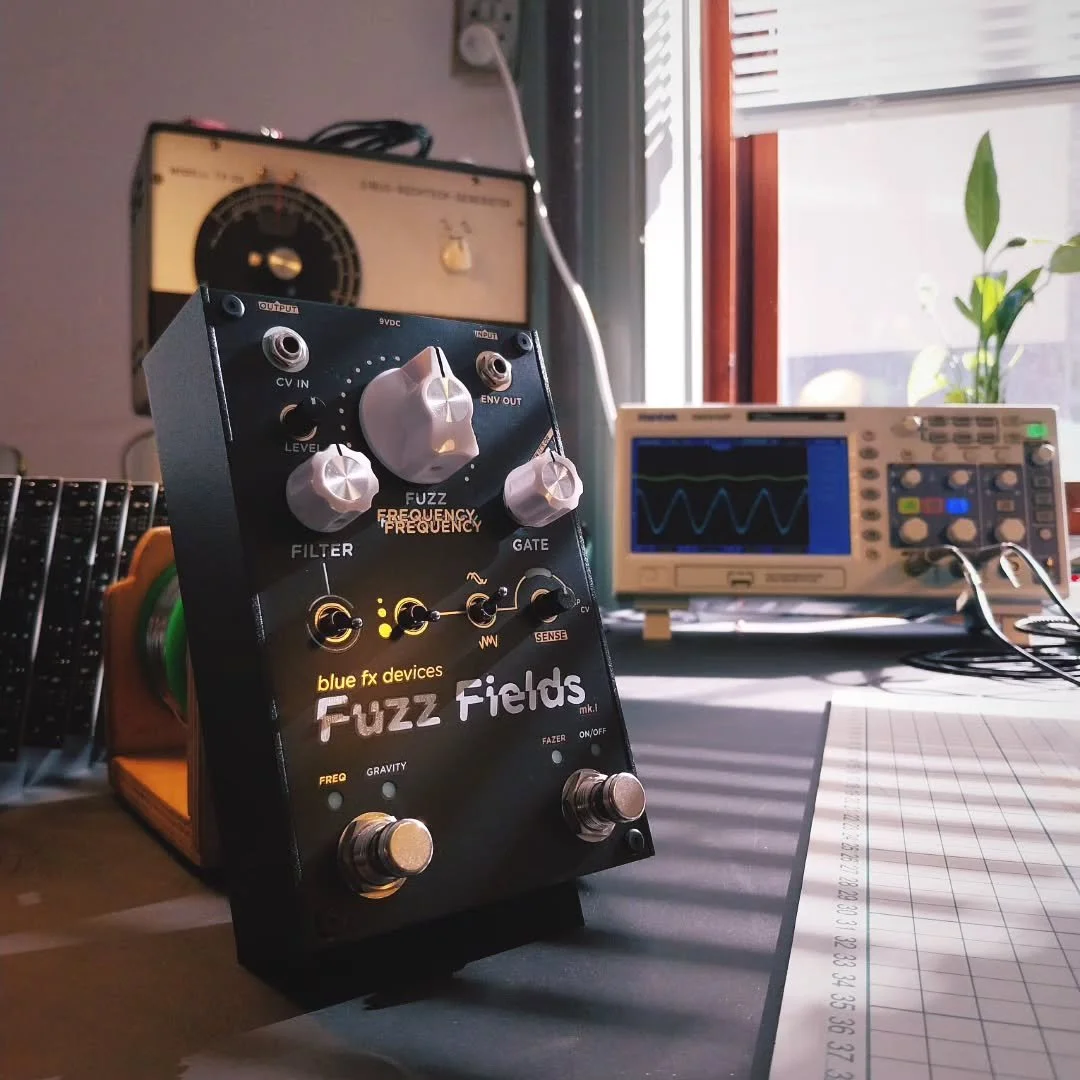 30 Fuzz Fields are now available for pre-order, with shipping expected in late April to early May.

UK friends heads up! You&rsquo;ll have the chance to try them at @leedspedalshow on April 25th.

This new revision features clickless footswitches and