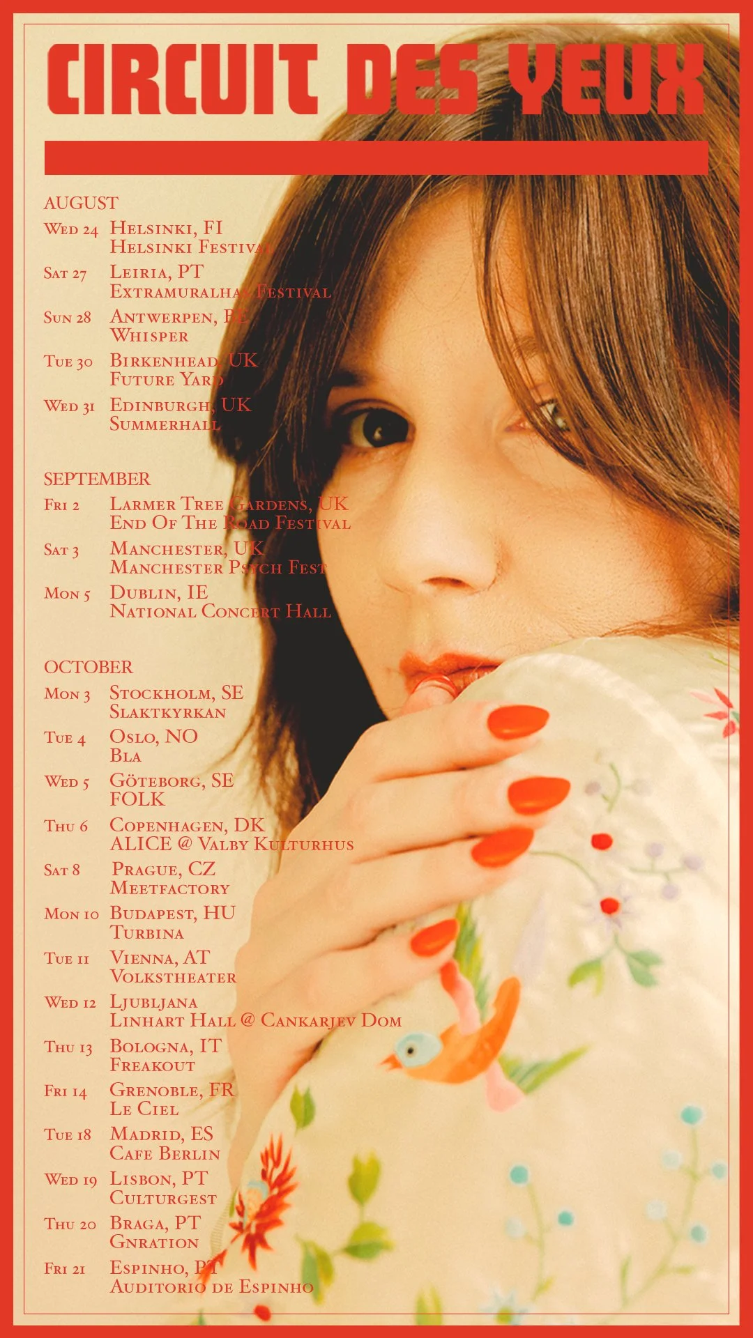 Circuit des Yeux presenta -io en directo en España en Octubre