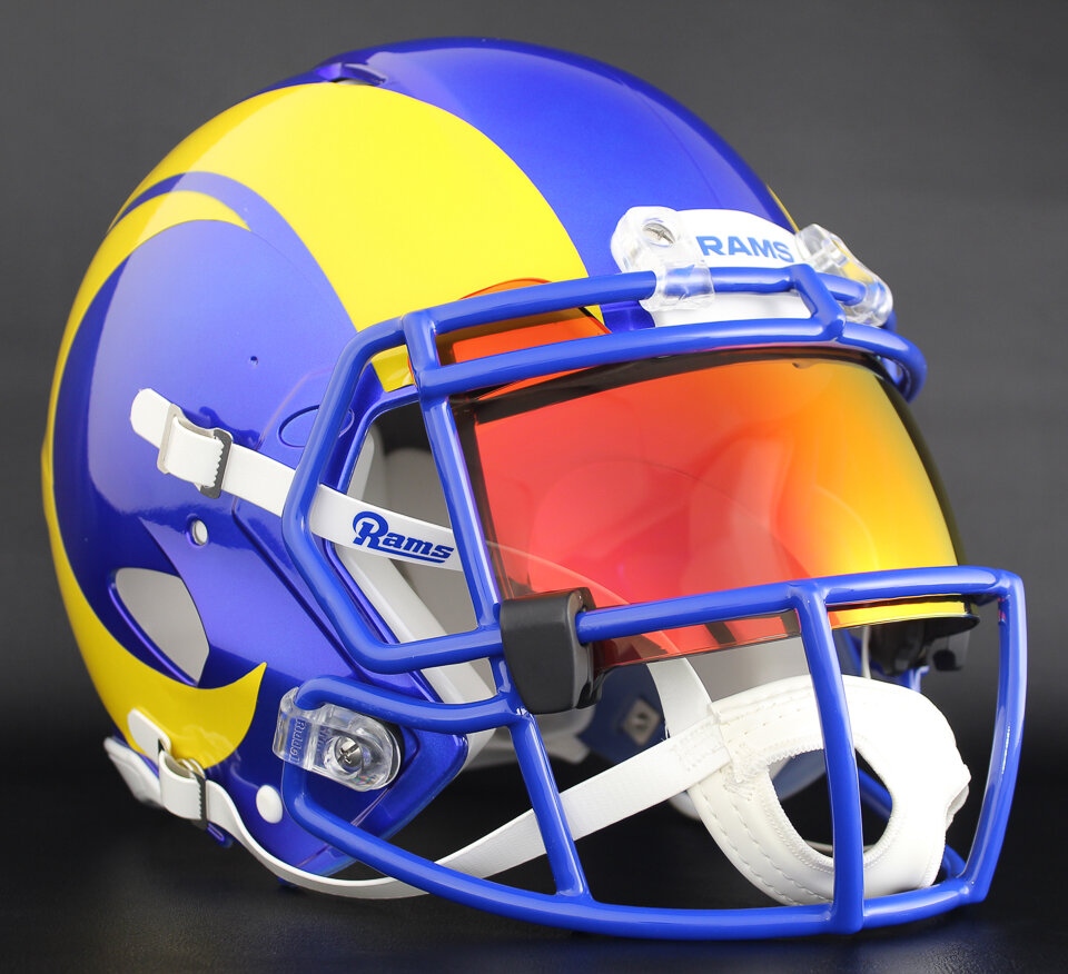 LOS ANGELES RAMS NFL Riddell SPEED Authentic Football Helmet — OnField  Productions, Inc.