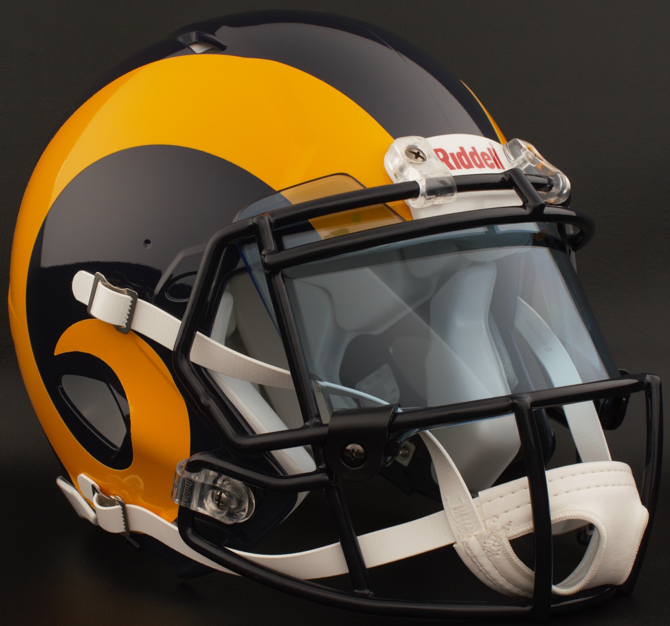 GRAY BUFFALO BILLS Riddell Speed S3BDU Football Helmet Facemask/Faceguard 