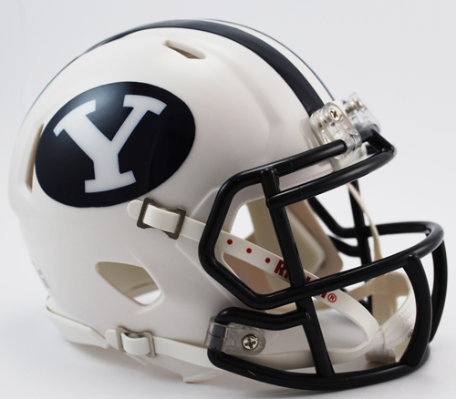 BRIGHAM YOUNG BYU COUGARS Riddell Speed Authentic MINI Football Helmet OnField Productions, Inc. BRIGHAM YOUNG BYU COUGARS Riddell Speed Authentic MINI Football Helmet OnField Productions, Inc.