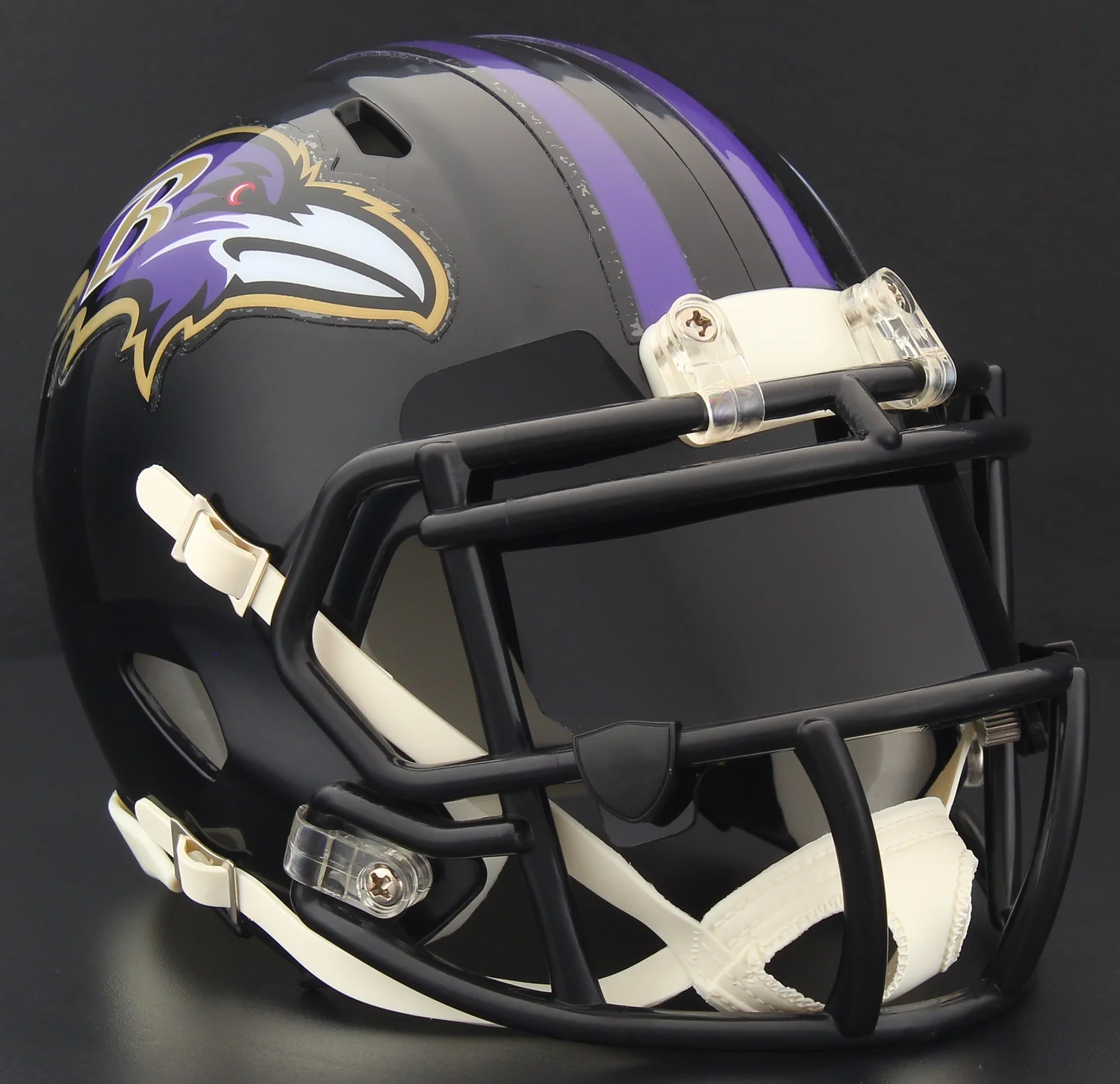 CUSTOM* BALTIMORE RAVENS NFL Riddell Speed Authentic MINI Football Helmet   OnField Productions, Inc.