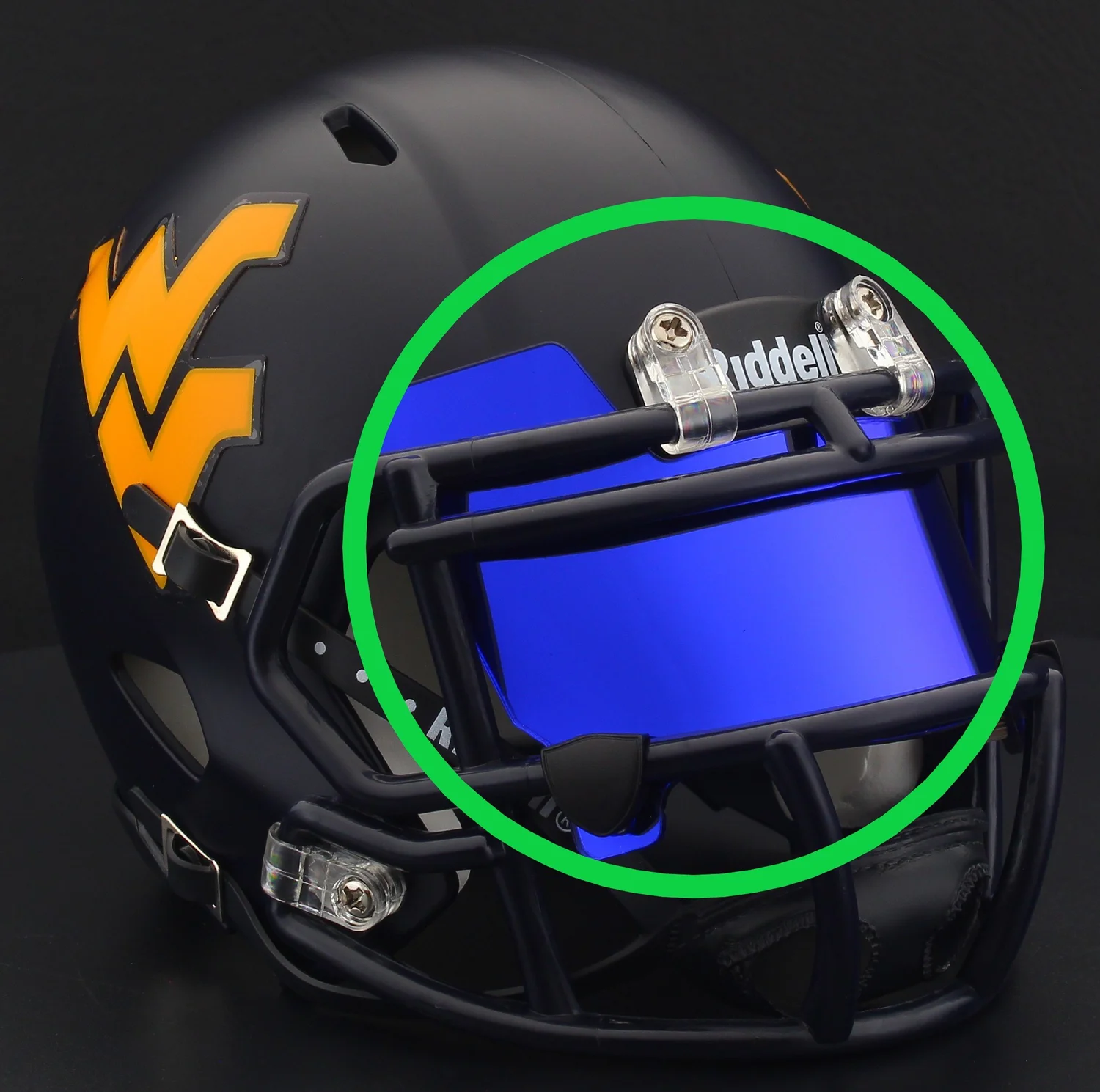 West Virginia Mountaineers Gold Throwback Helmet For The 2025 Football Season This Item Is Available In Mini Helmet, Speed Replica Helmet, And Speed Authentic Helmet. Riddell Is Proud To Offer The New - Foto 2