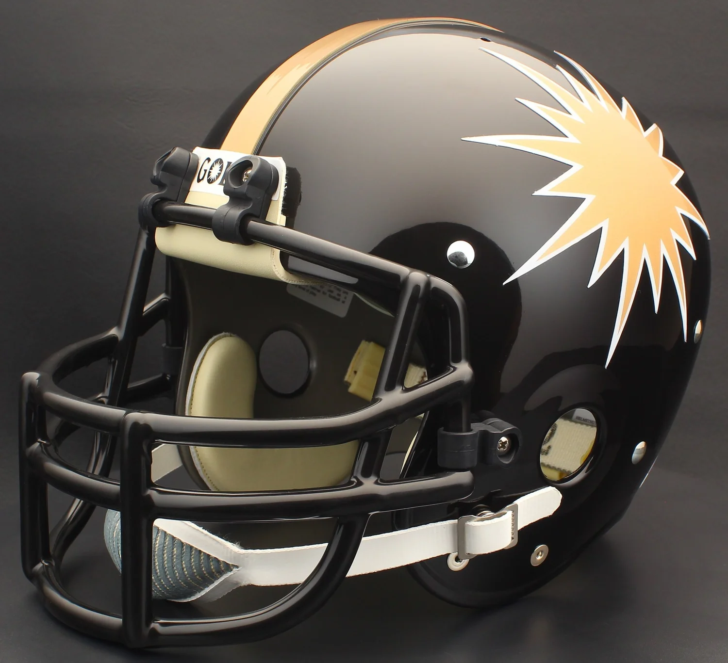 darigold football helmet Notre Dame Fighting Irish Riddell SpeedFlex Authentic Buy NFL Baltimore Ravens Size:Adult 2XL OPENFACE and official paint and