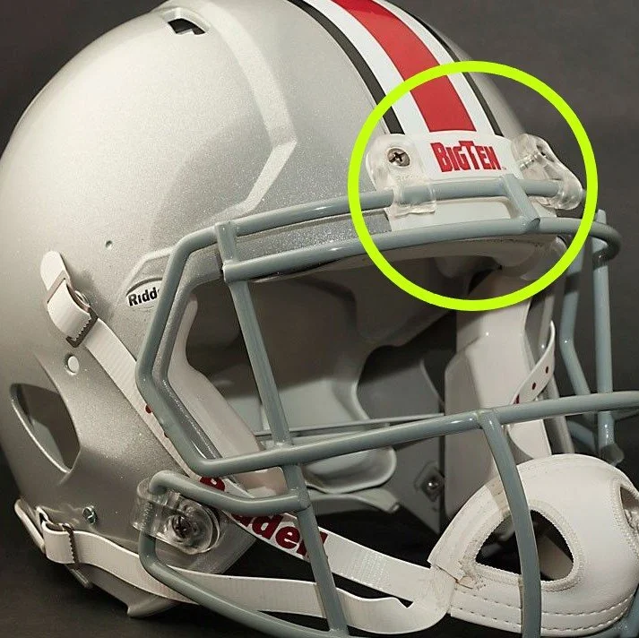 OHIO STATE BUCKEYES *MINI* Football Helmet Nameplate Decal