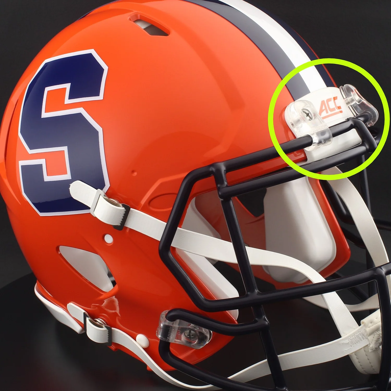 SYRACUSE ORANGE *MINI* Football Helmet Nameplate Decal / Sticker "ACC" OnField Productions, Inc. SYRACUSE ORANGE *MINI* Football Helmet Nameplate Decal / Sticker "ACC" OnField Productions, Inc.