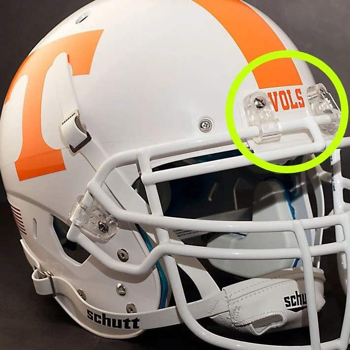 TENNESSEE VOLUNTEERS *MINI* Football Helmet Nameplate Decal / Sticker "VOLS"   OnField Productions, Inc.