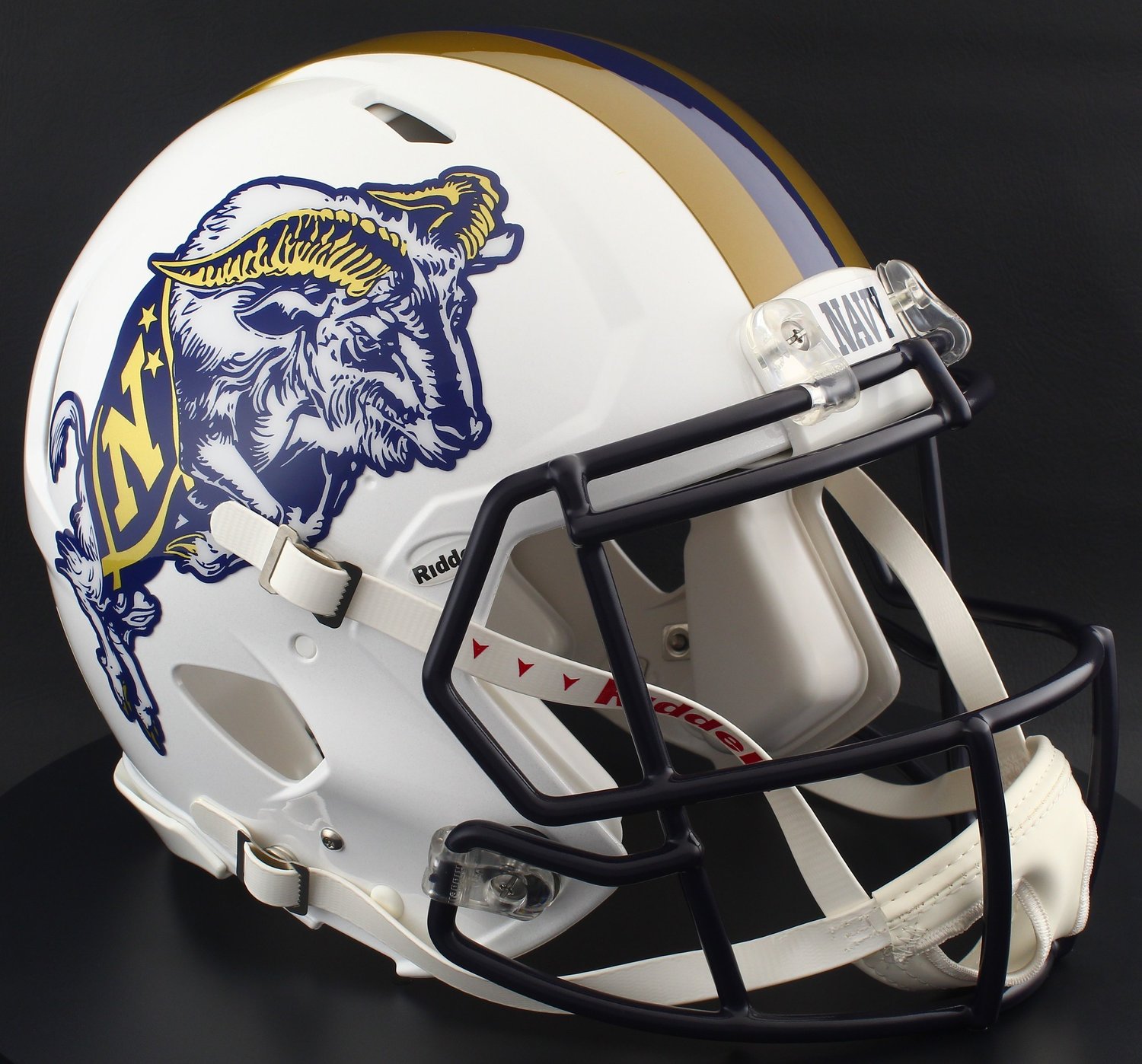 NAVY MIDSHIPMEN NCAA Riddell SPEED Authentic Football Helmet  OnField  Productions, Inc.