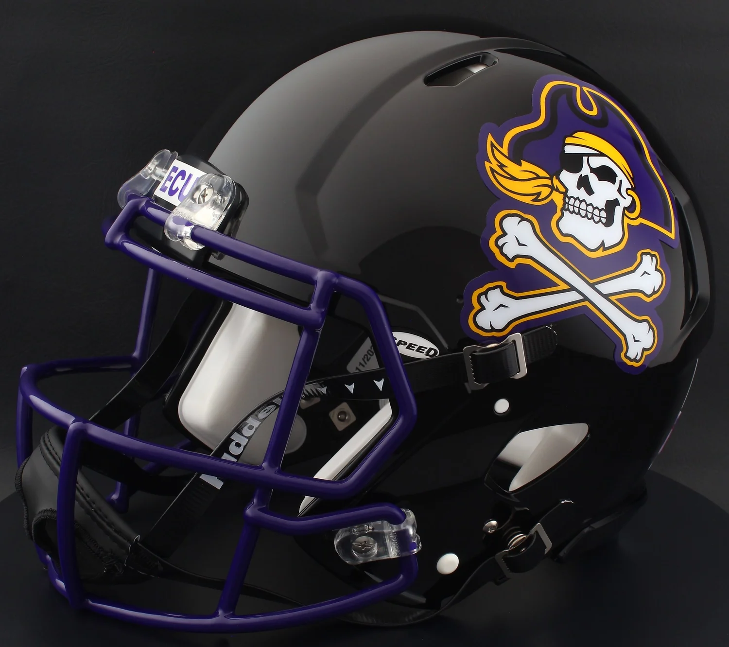 ecu pirates football helmet East Carolina Matte Black Replica Speed The most popular collectible in history is now available in the Speed Helmet design East Carolina Pirates Matte White