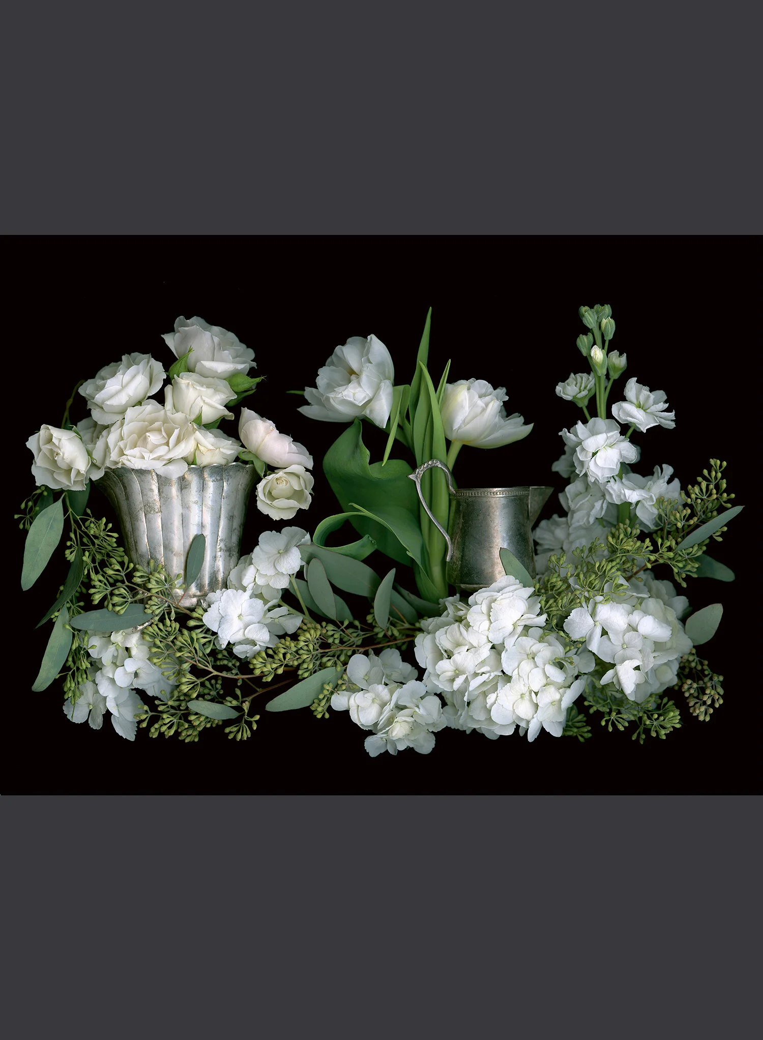White and Silver Still Life