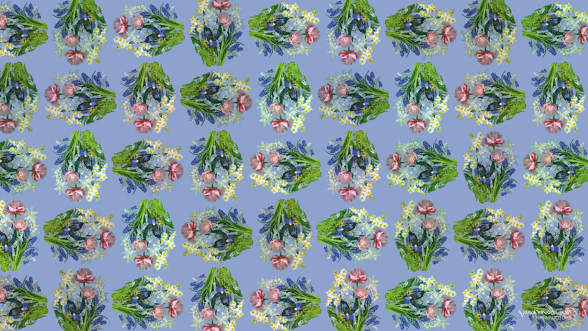 Spring Bouquet Digital Wallpaper