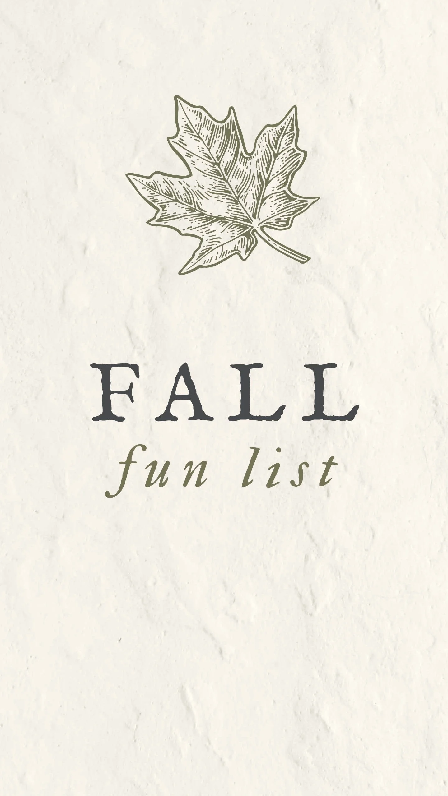 Fall Fun