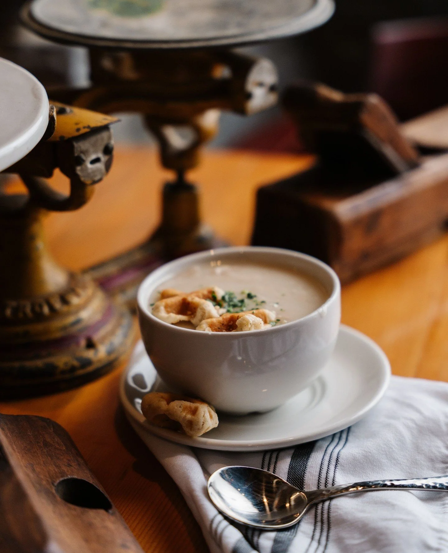 Fall has officially arrived at Cork &amp; Cap! 🍂 Cozy up with seasonal favorites like Chicken &amp; Waffle Soup and discover what else is new this season. Reserve your table today!
