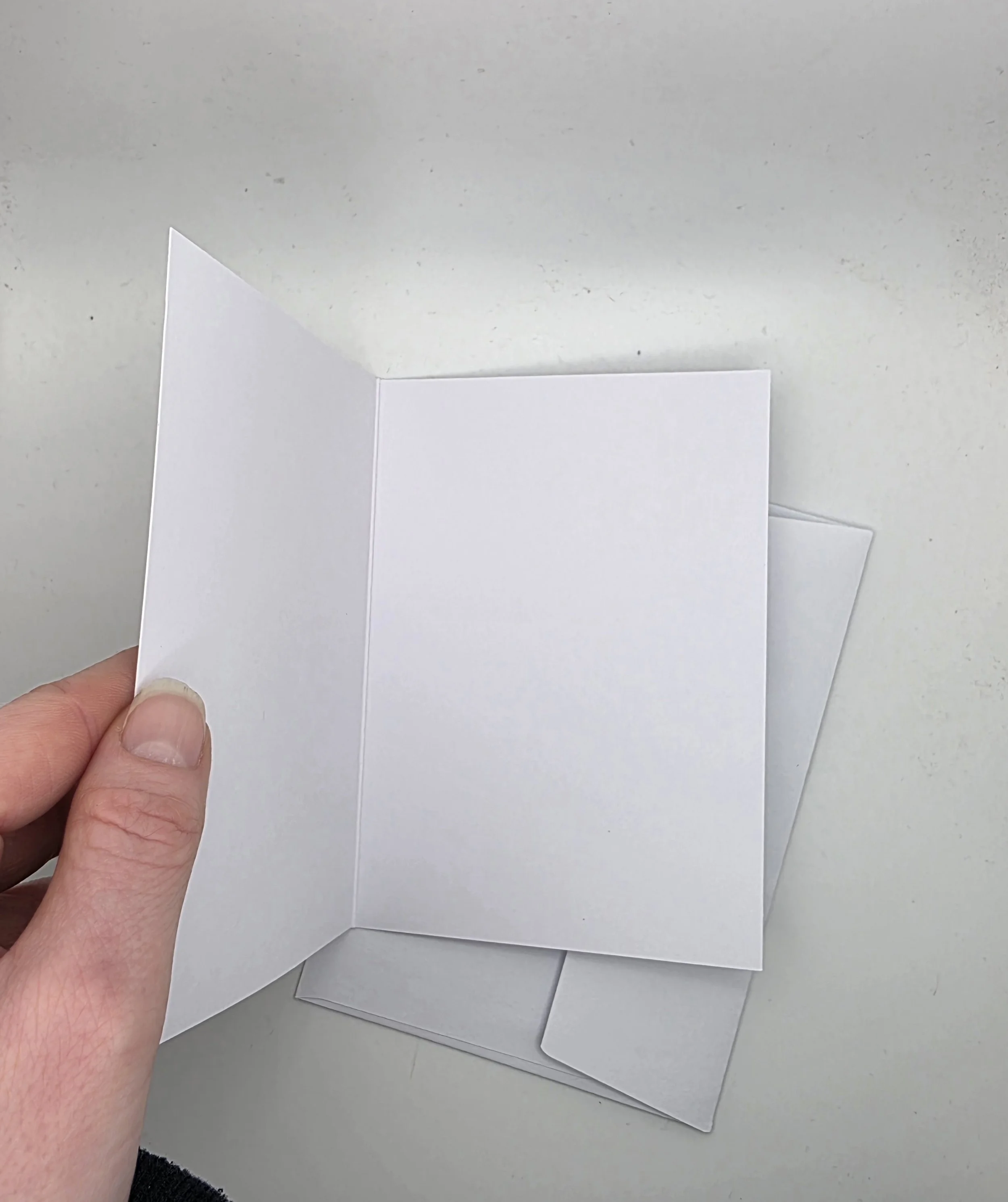 Inside of ‘Mum, You’re Blooming Lovely’ Mother’s Day card, blank for personal message, A6 portrait.