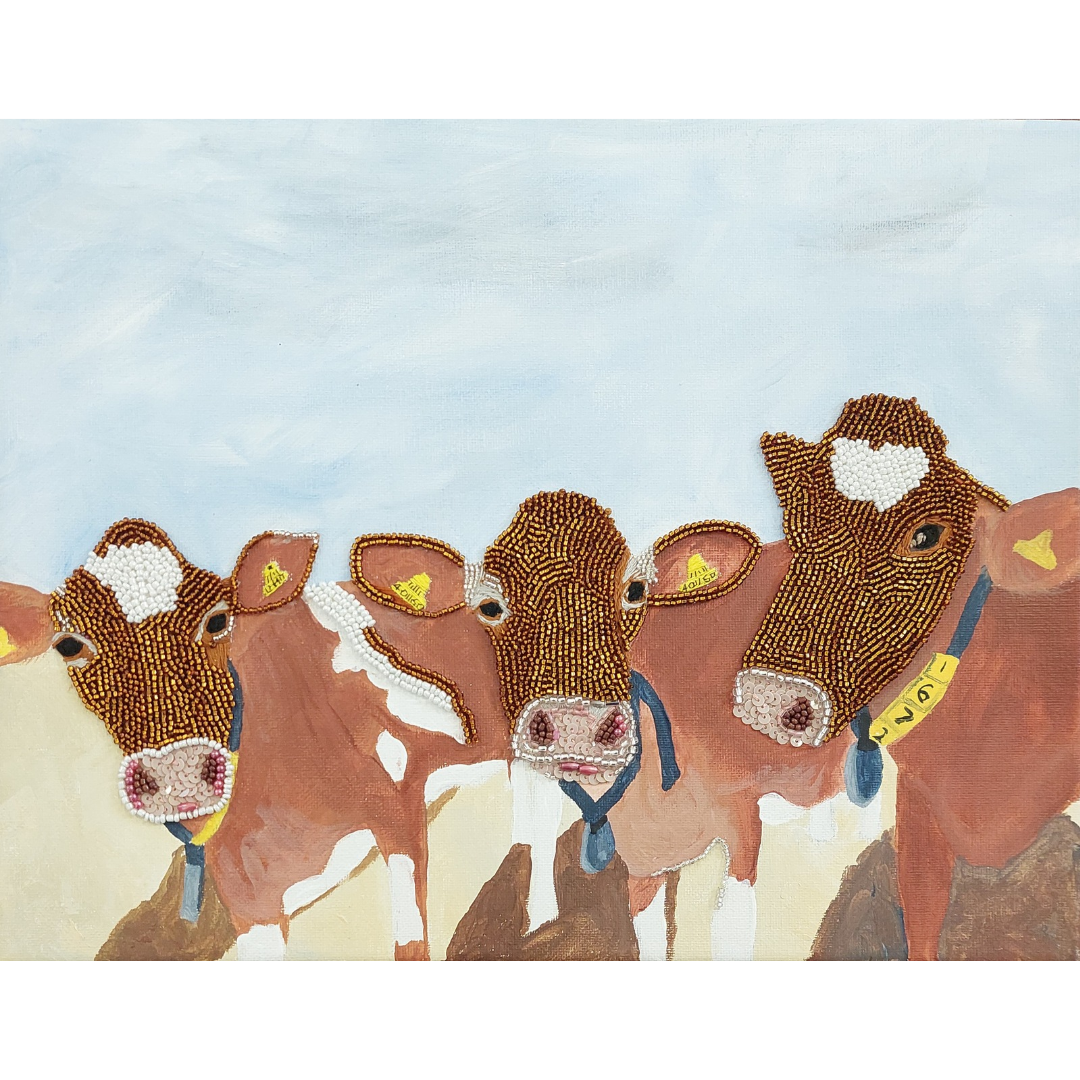 Guernsey Cows A5 print