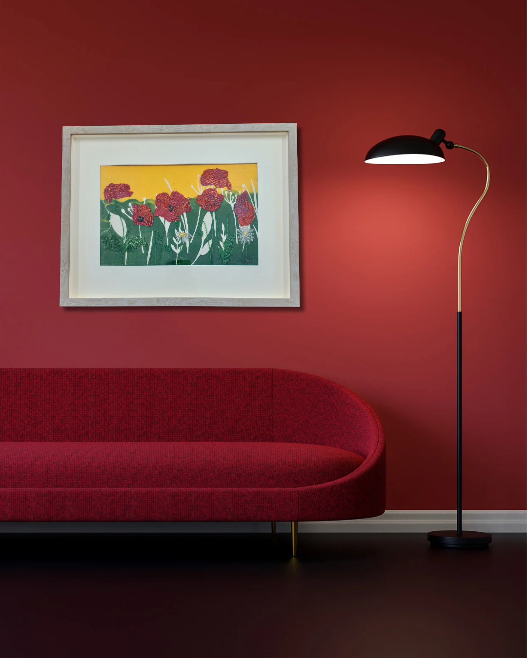 Poppies on red wall.png