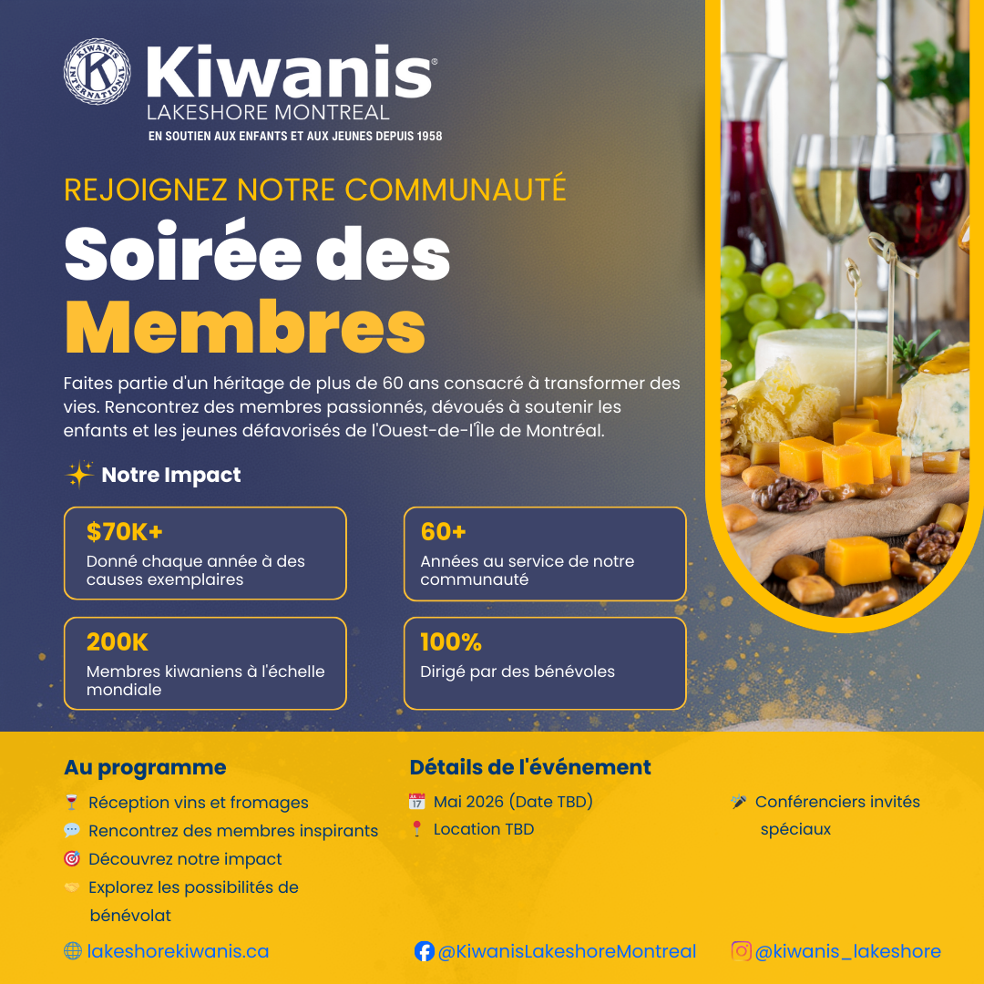 Rejoignez notre communauté - Soirée des Membres