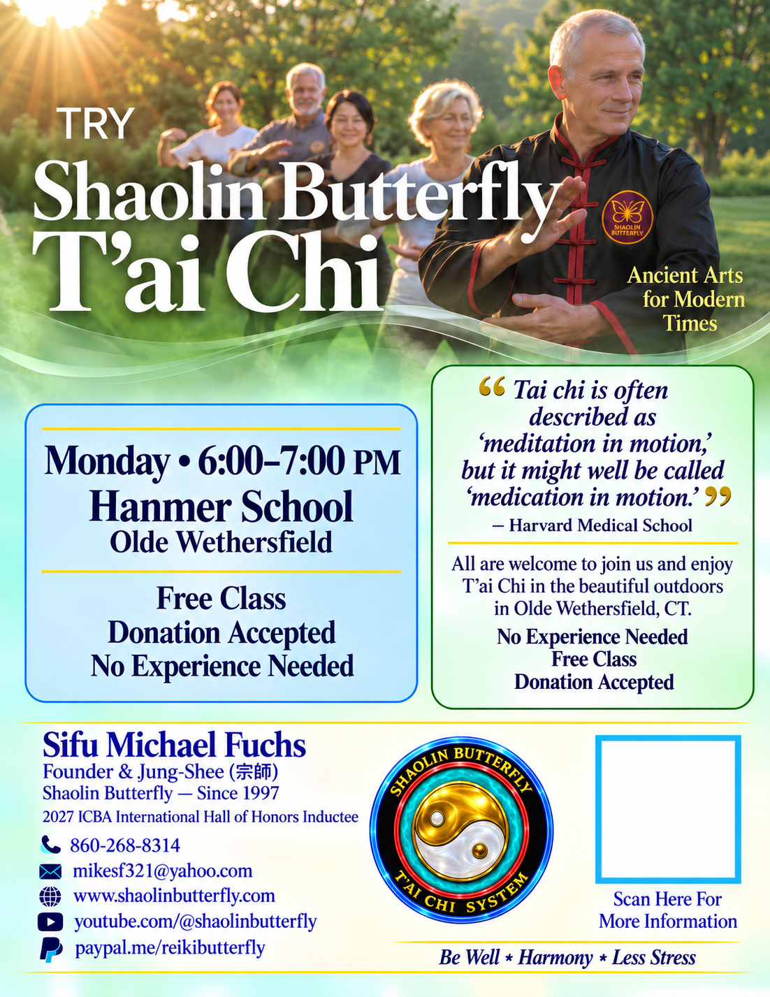 T'ai Chi at Hanmer school 