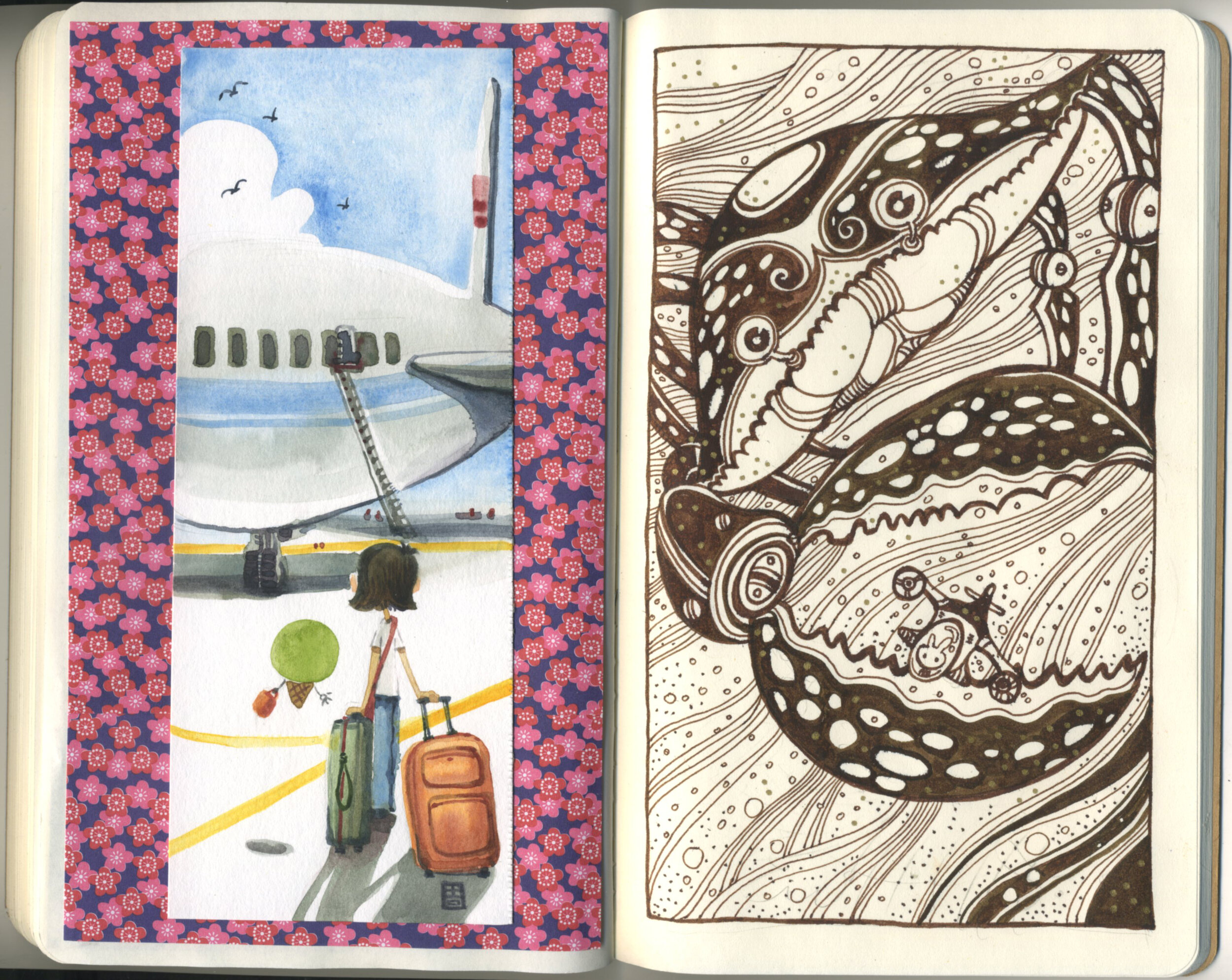 Brooklyn Art Library Sketchbook Project — Alina Chau