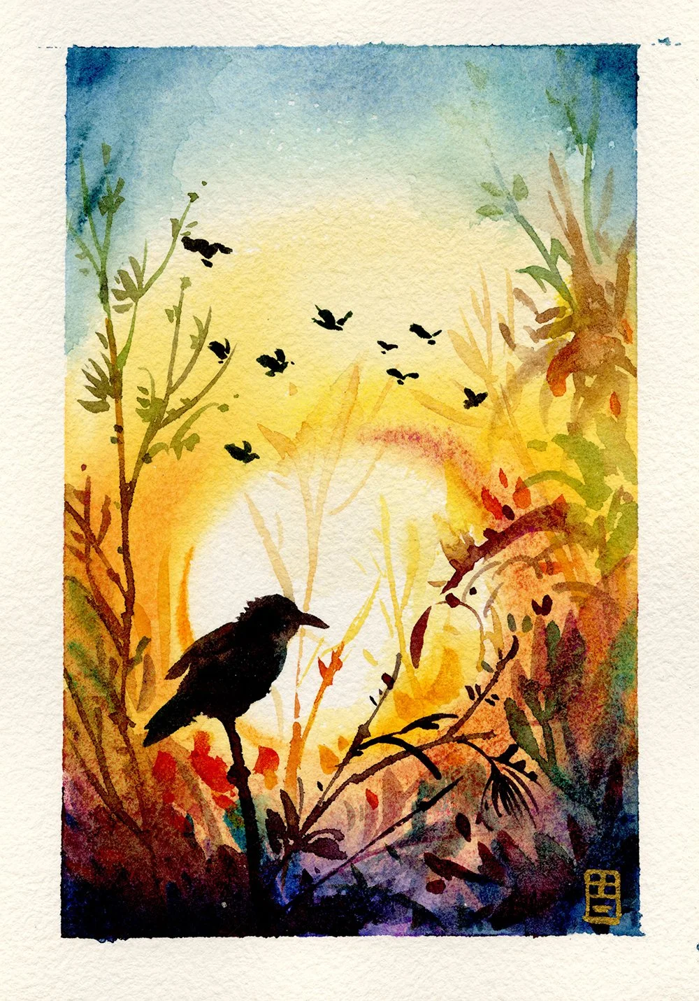 Sunset Bird