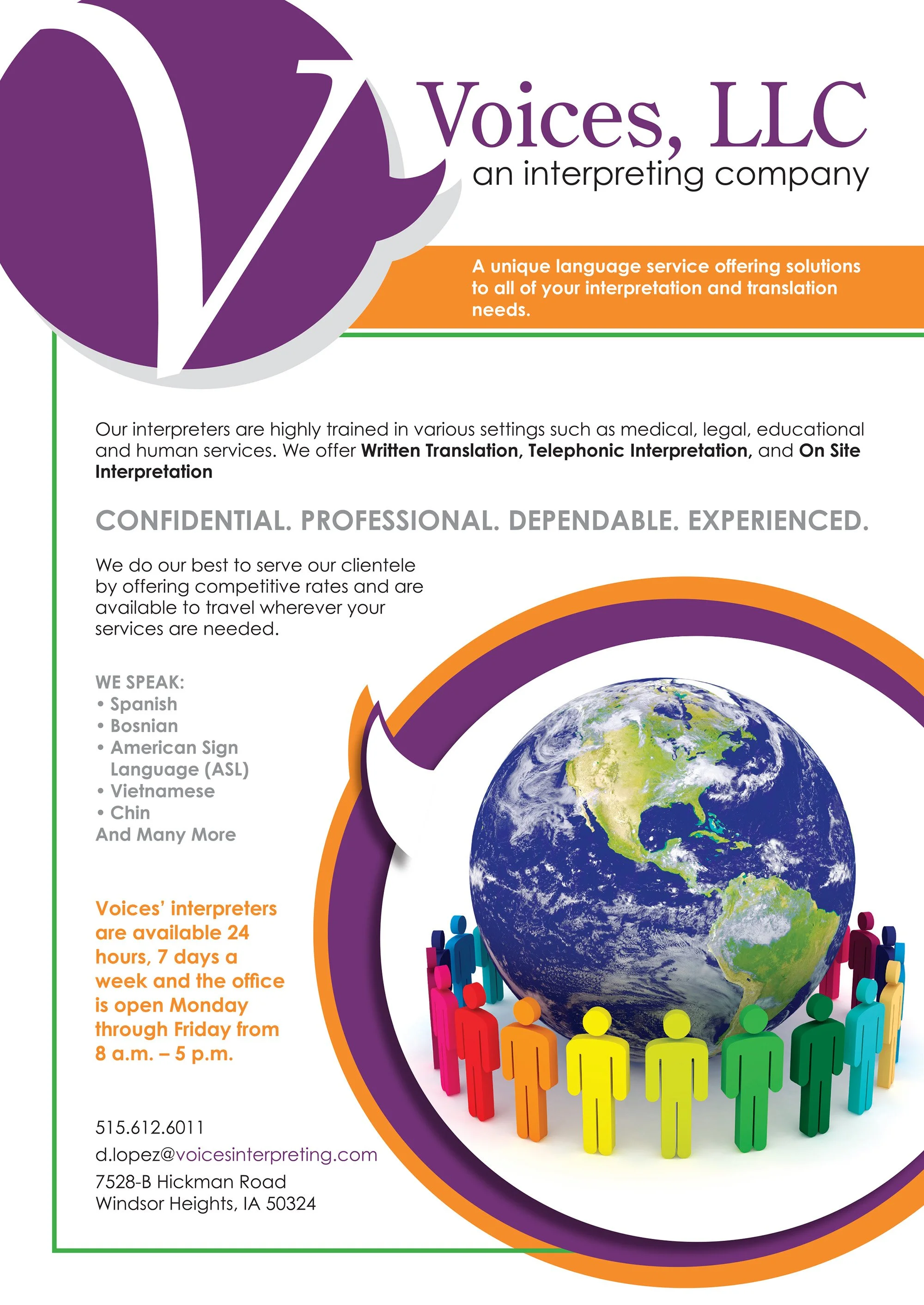 Voices Digital Flyer