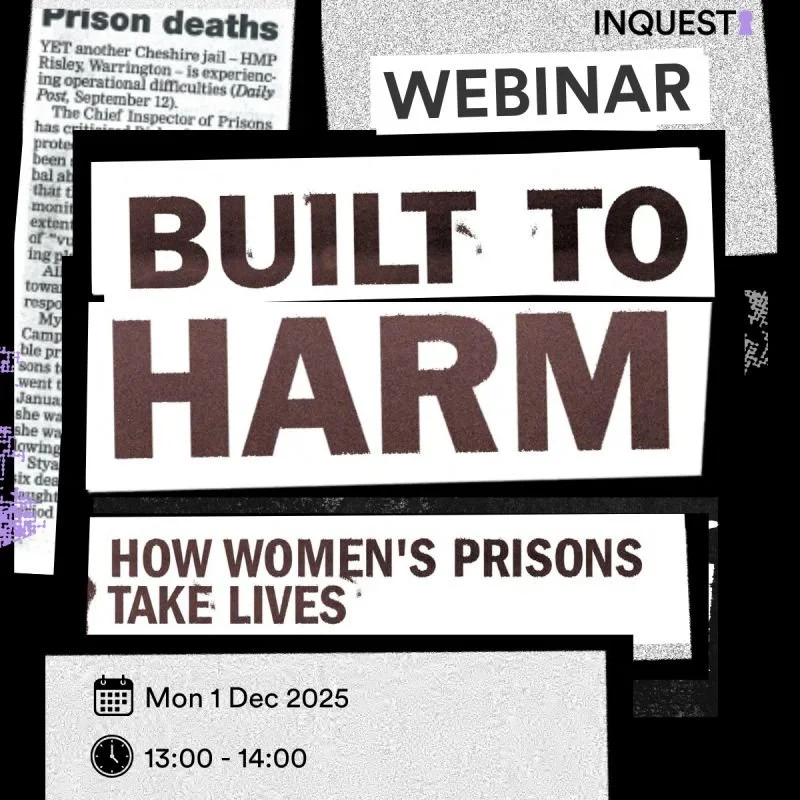 New report launch: Built to Harm: how women's prisons take lives