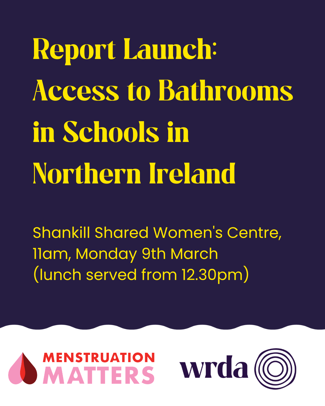 Report Launch: Access to Bathrooms in Schools in Northern Ireland