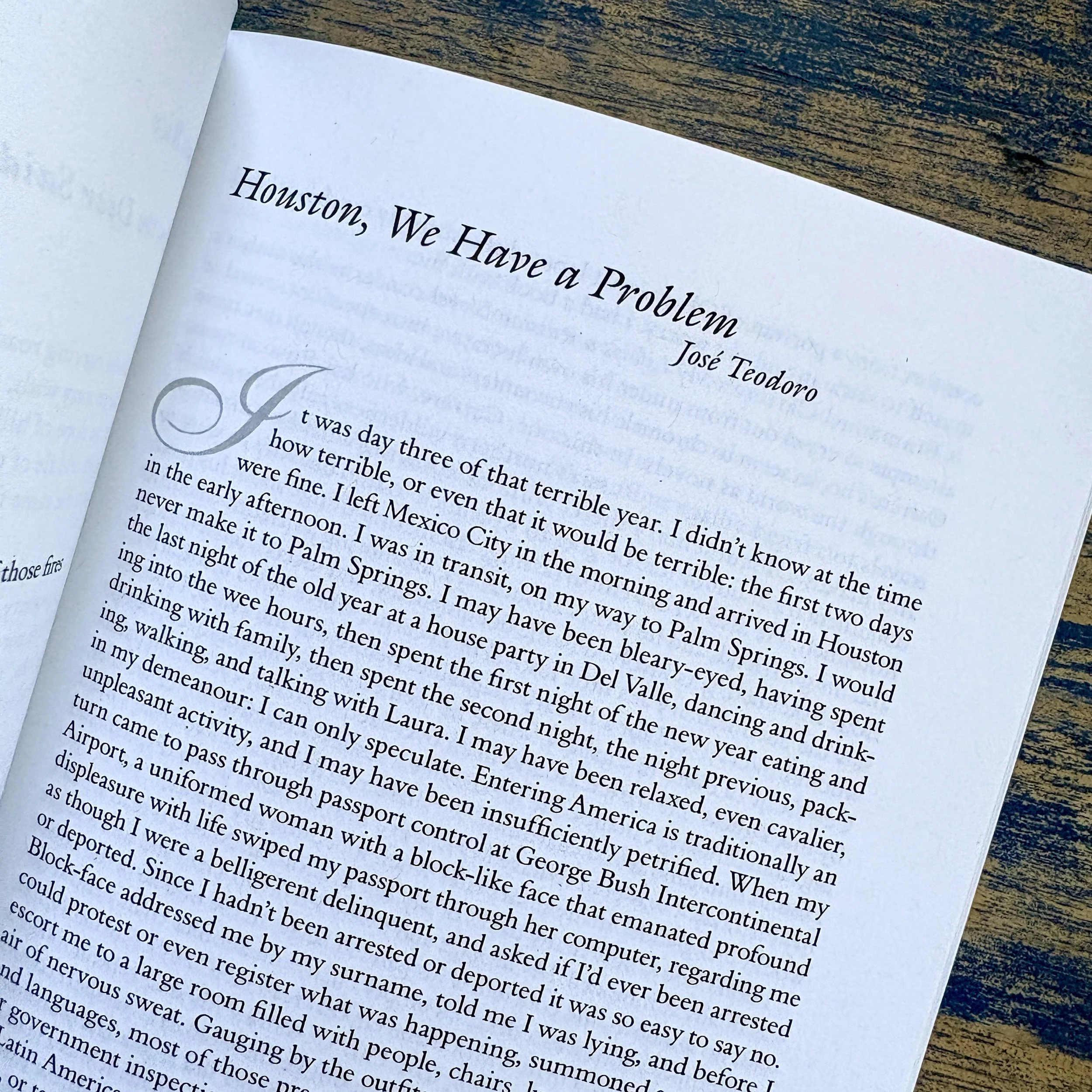 Houston, We Have a Problem published in The Fiddlehead no. 306