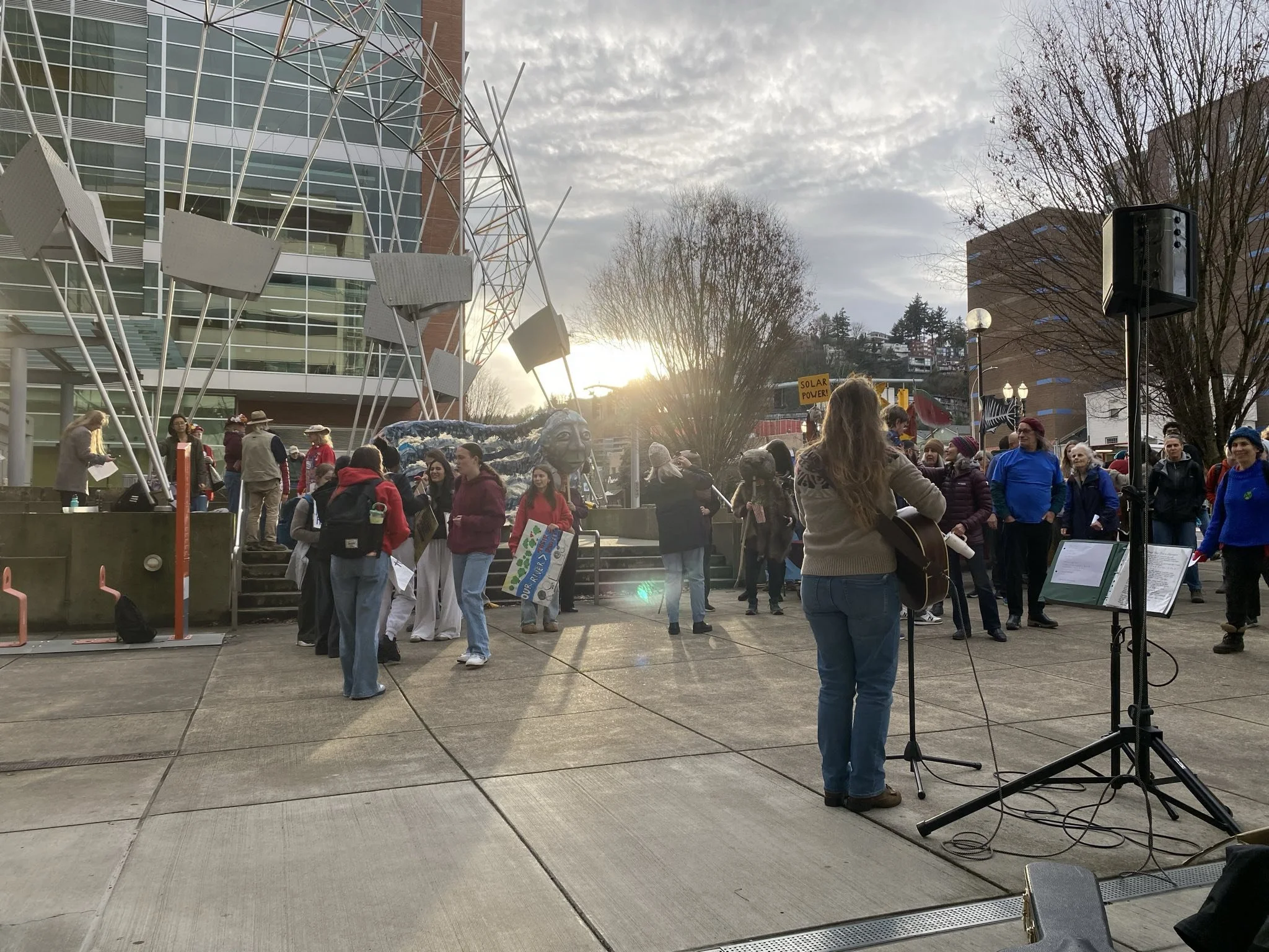 Portlanders Rally for Stronger Protections at CEI Hub Hearing