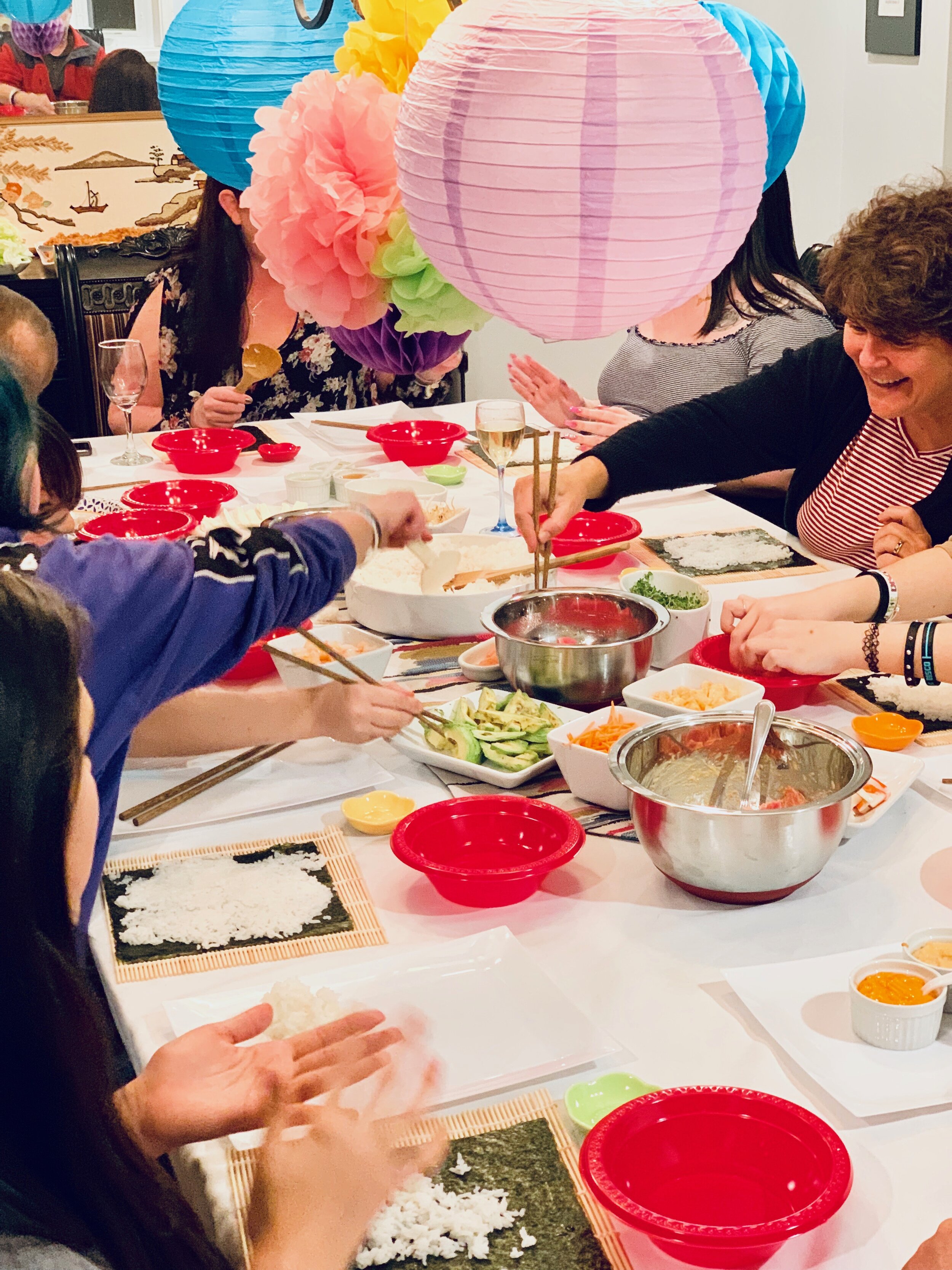 Sushi Soiree Birthday Party