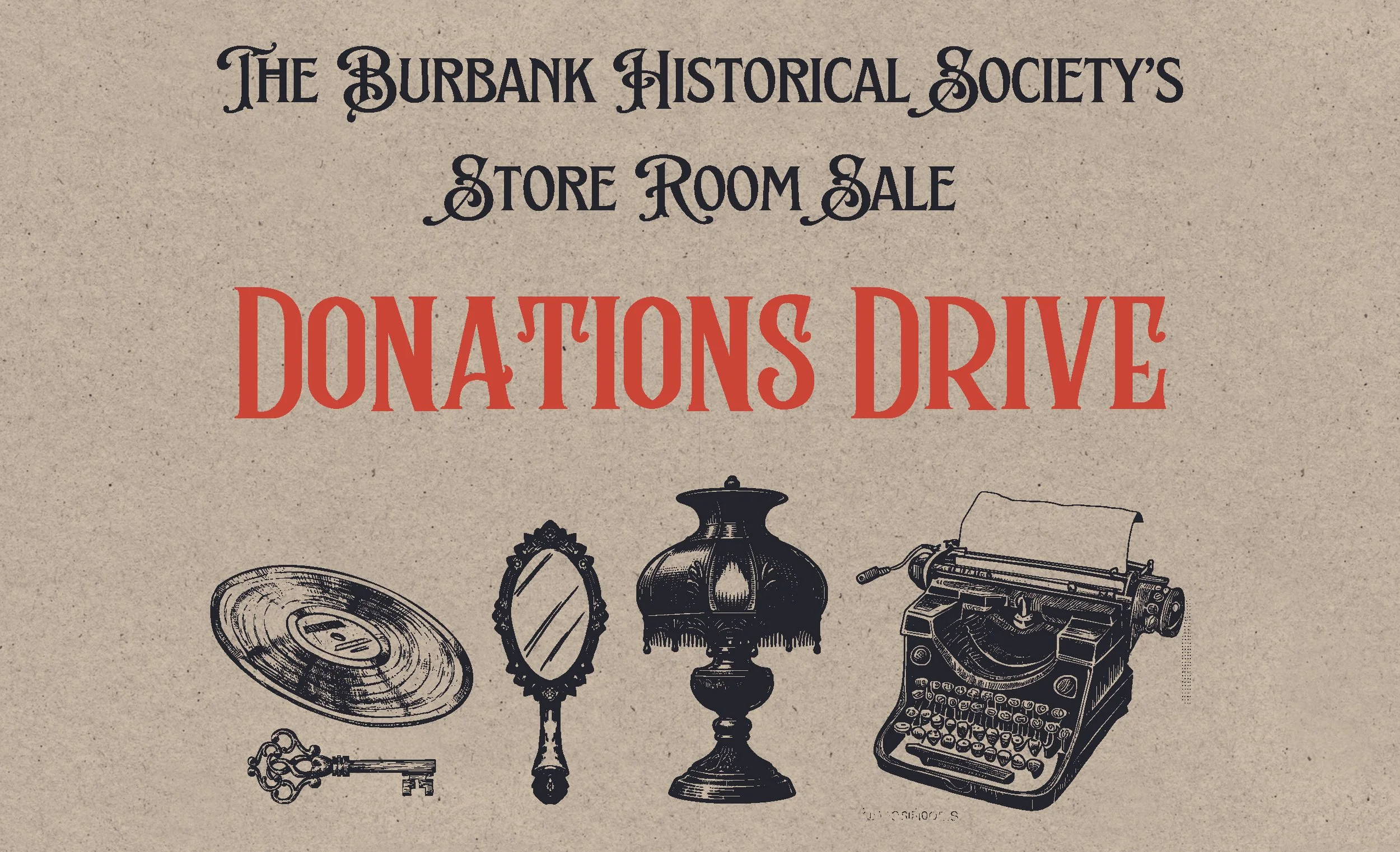 Store Room Sale Donation Drive