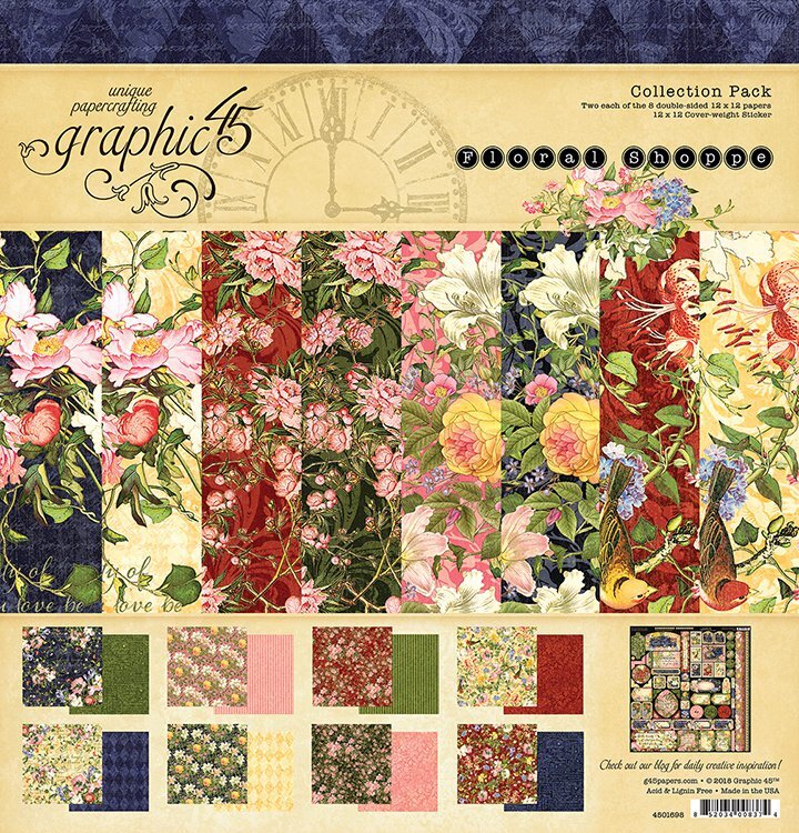 National Scrapbook Day Giveaway - Win Graphic 45 Floral Shoppe! — Nally  Studios