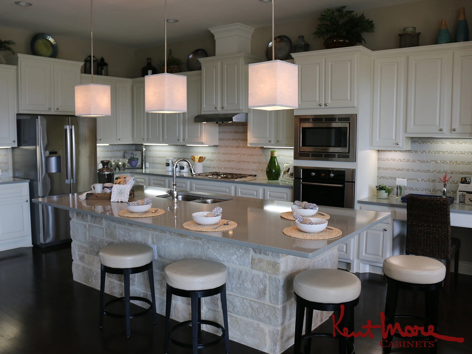 Traditional Kitchen Remodel by Kent Moore Cabinets — Project 3 project photo