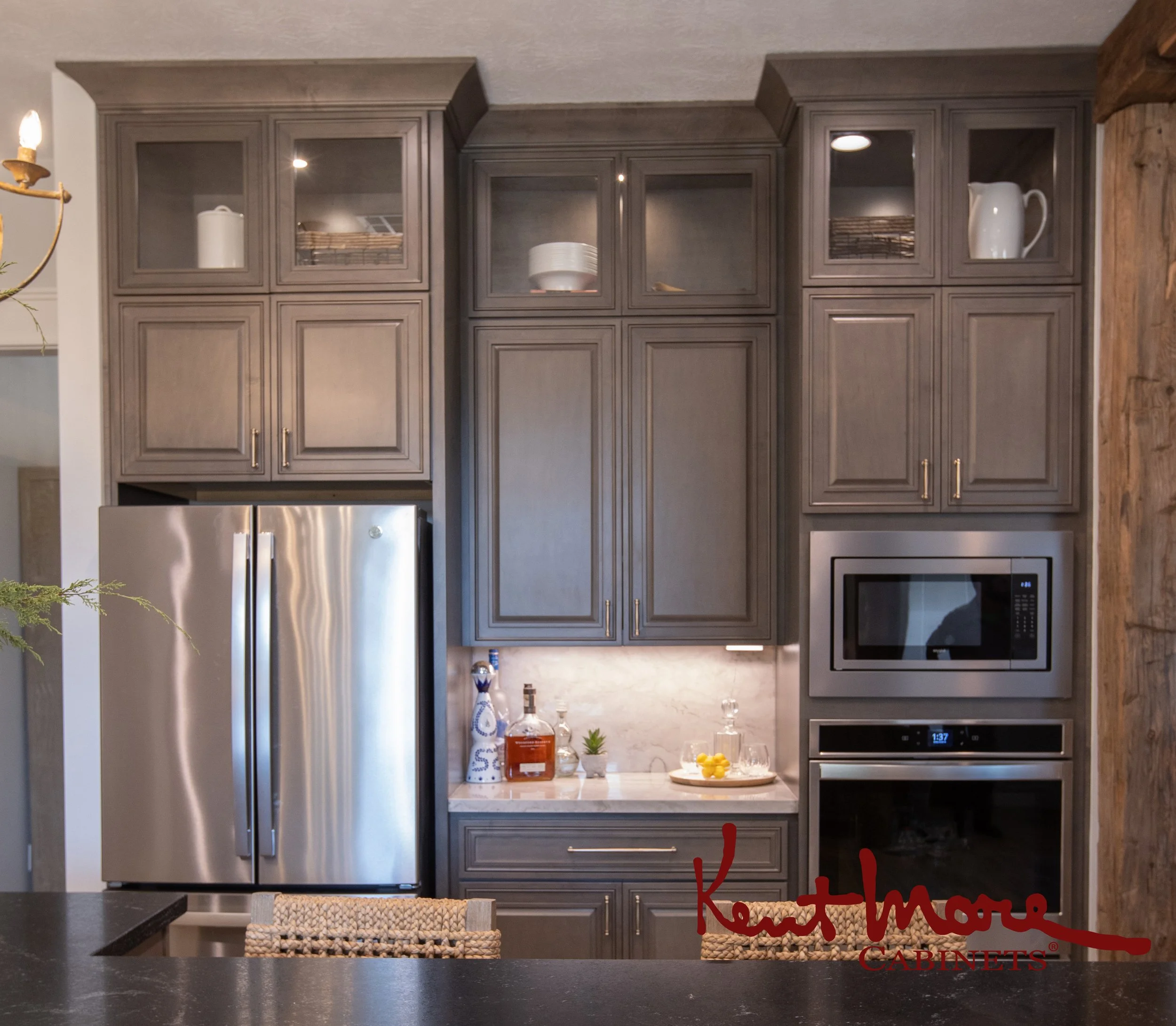 Transitional Rustic Kitchen Remodel by Kent Moore Cabinets project photo 6