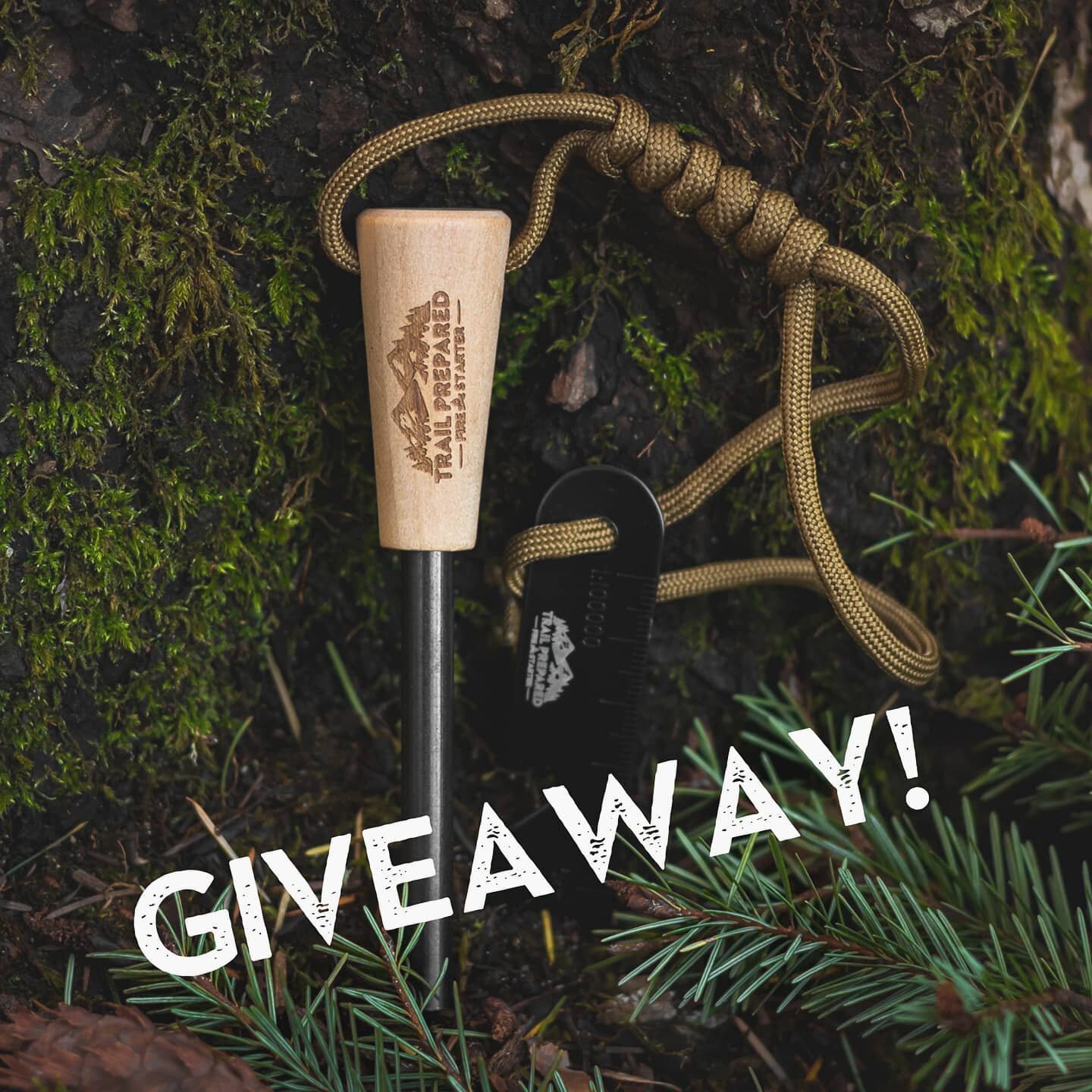 💥🚨Giveaway time!!🚨💥

Here&rsquo;s your chance to win a Trail Prepared Fire Starter, with the coyote tan paracord option!
HOW TO ENTER:
1️⃣ Follow us @TrailPrepared. 
2️⃣ Like this post. 
3️⃣ Tag a fellow outdoorsman.

-NO PURCHASE OR PAYMENT NECE