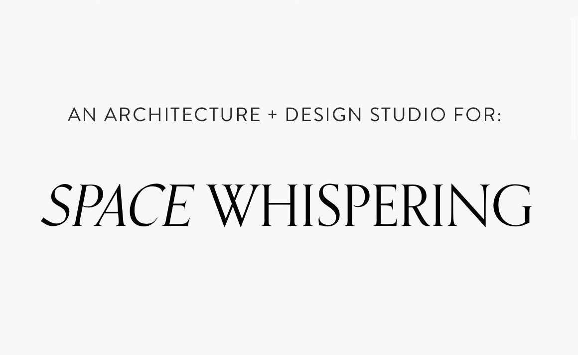 What Is Space Whispering? Listening to the Soul of a Space.