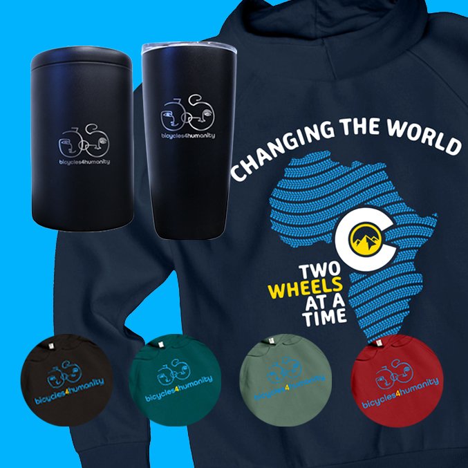 Donate $1,000 and receive a Miir coffee travel cup and a coffee canister with coffee plus a special edition hoodie, (available in 5 colors) and is 100% organic cotton