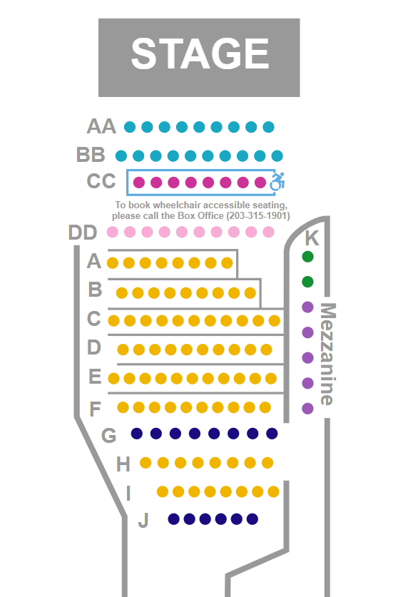 Box Office Seating Map Legacytheatrect