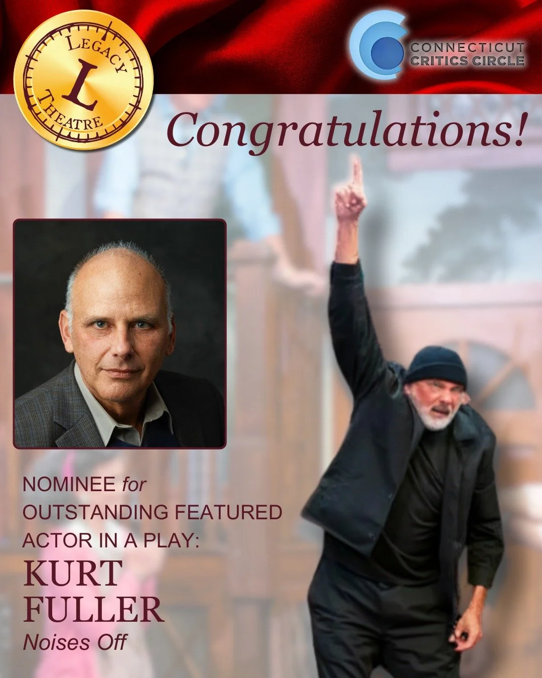 The 2026 Connecticut Critic Circle Awards nominations have been released, and we're proud to announce that Legacy Theatre received two recognitions, both for the same category and show.

Congratulations to our nominees! Bravo, well deserved! 👏

⭐ Ou