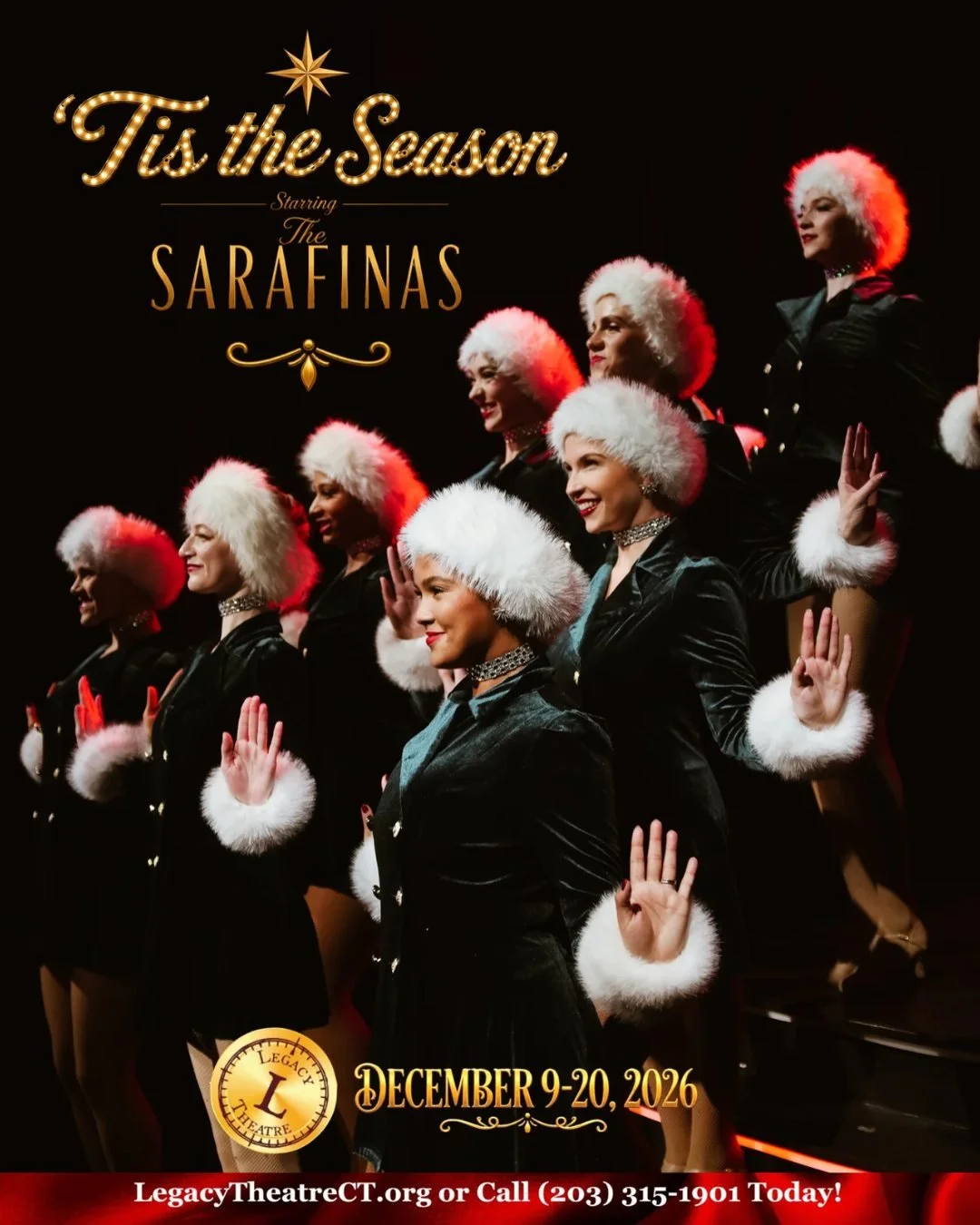 ✨This December, New York City magic comes to Connecticut with &rsquo;Tis the Season Starring The Sarafinas!

Don't miss this dazzling show, never seen before in Connecticut, created by two former Radio City Rockettes. Enjoy a theatrical holiday dance