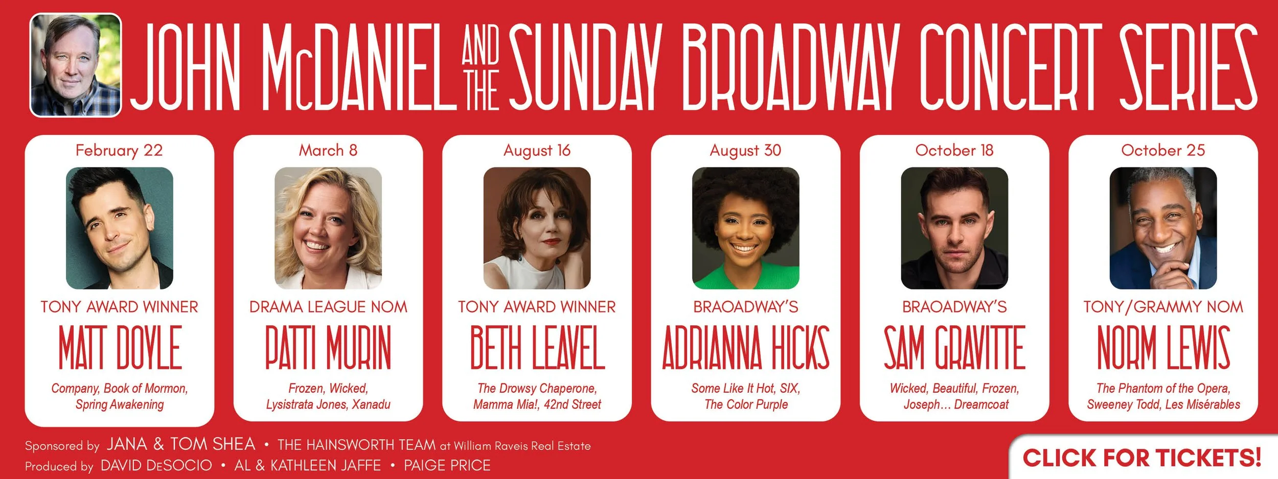 John McDaniel and the Sunday Broadway Concert Series (2026)