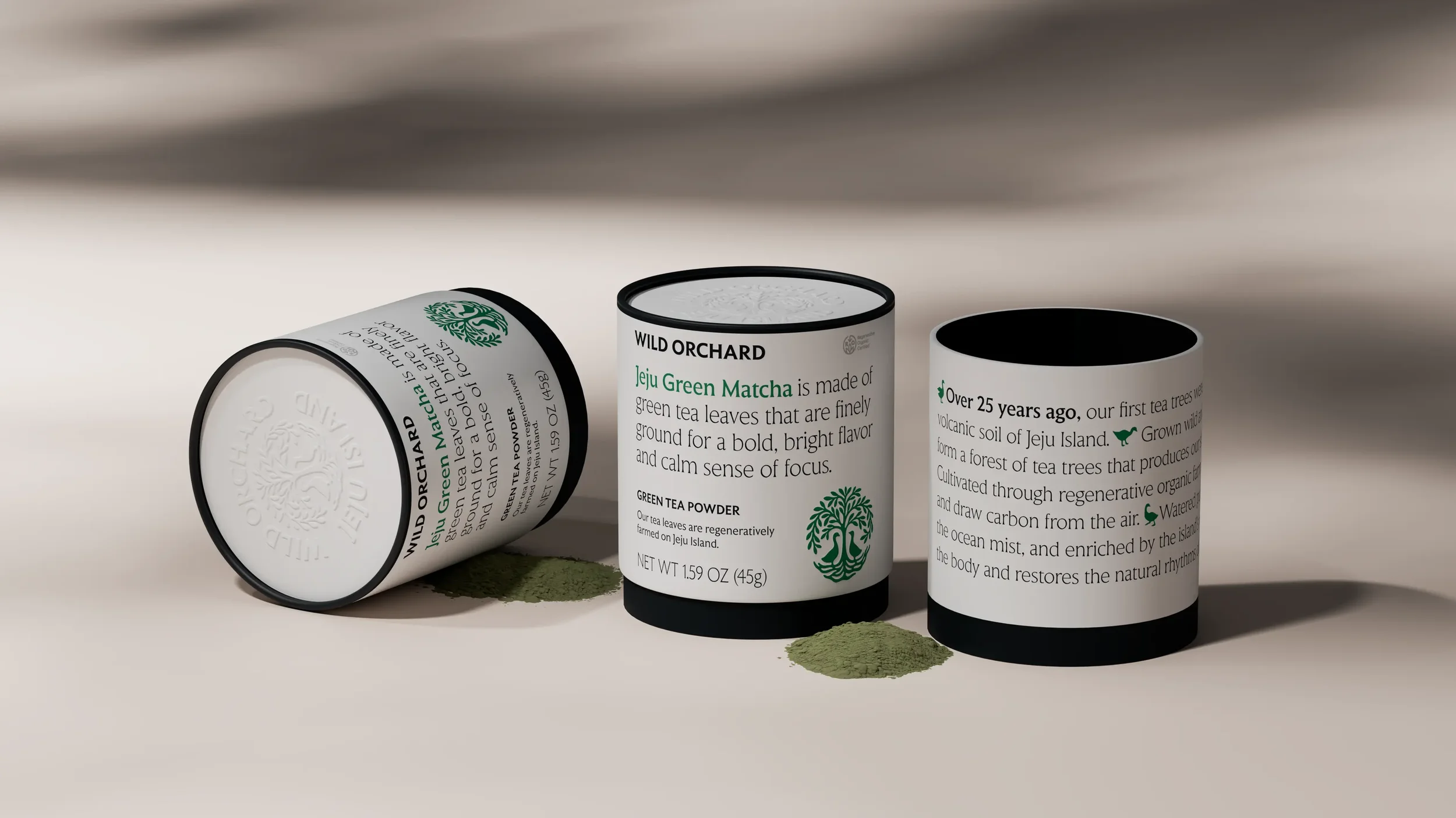 Wild Orchard Green Matcha tube 3 front view.webp