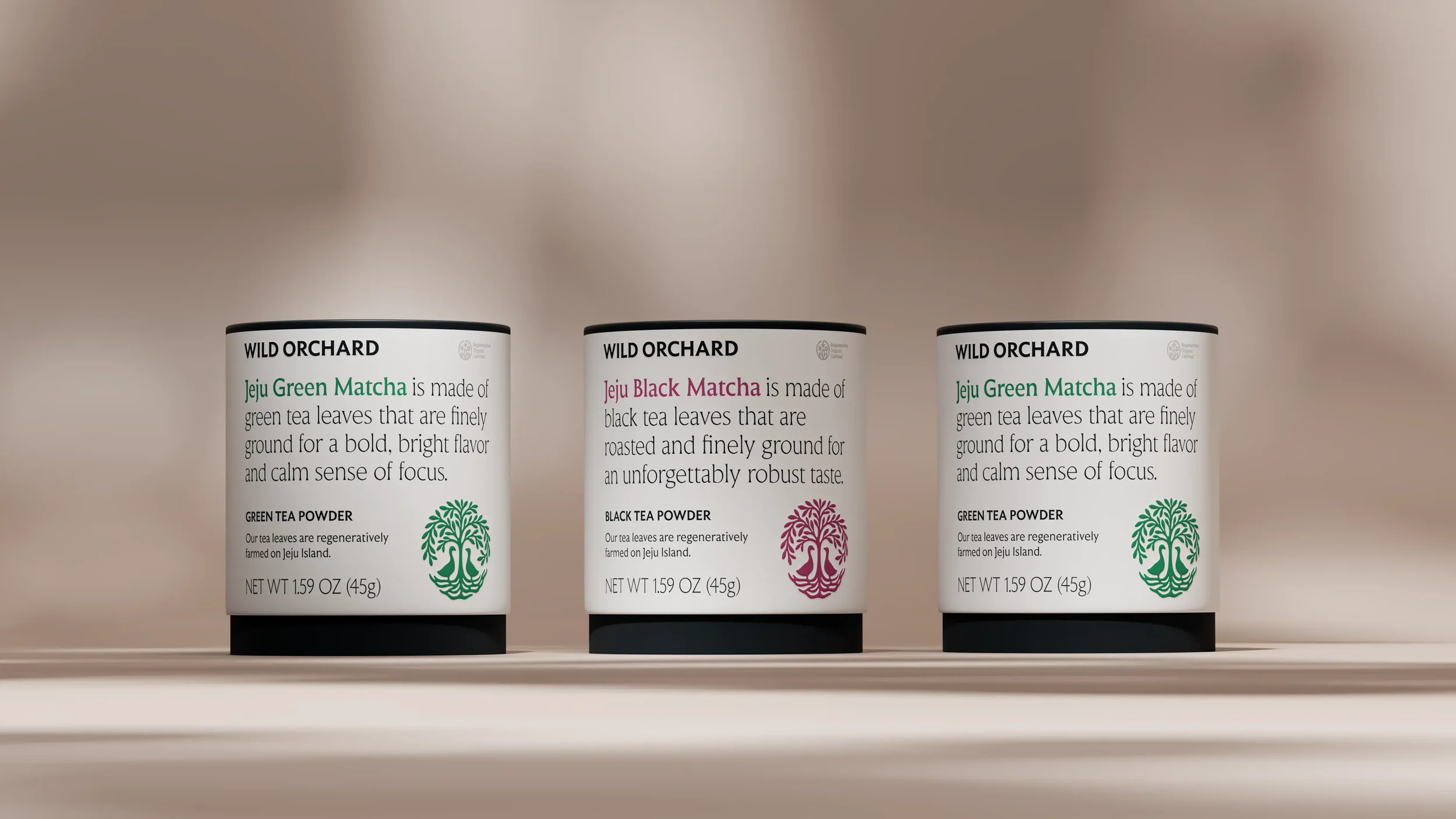 Wild Orchard Matcha tube 3 front view.webp