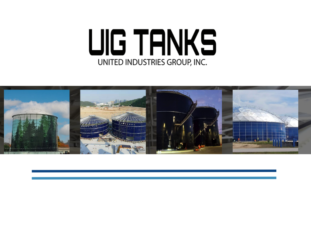 ABOVEGROUND STORAGE TANKS & ALUMINUM DOMES FOR WATER, WASTEWATER, AND BIOFUEL STORAGE