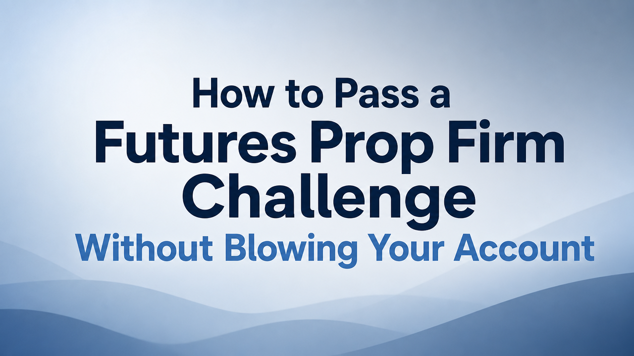 How to Pass a Futures Prop Firm Challenge Without Blowing Your Account