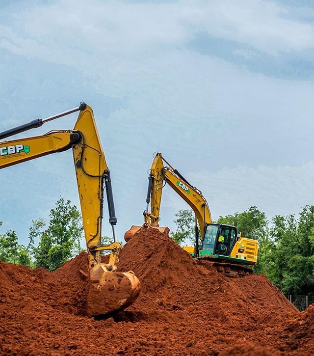 A couple of our @catconstruction next gen 323&rsquo;s getting the job done.
&bull;
&bull;
#TheRightDirection #heavymetal #heavyequipment #heavyequipmentnation #caterpillar #excavator #excavation #earthmoving #earthmovers #safety