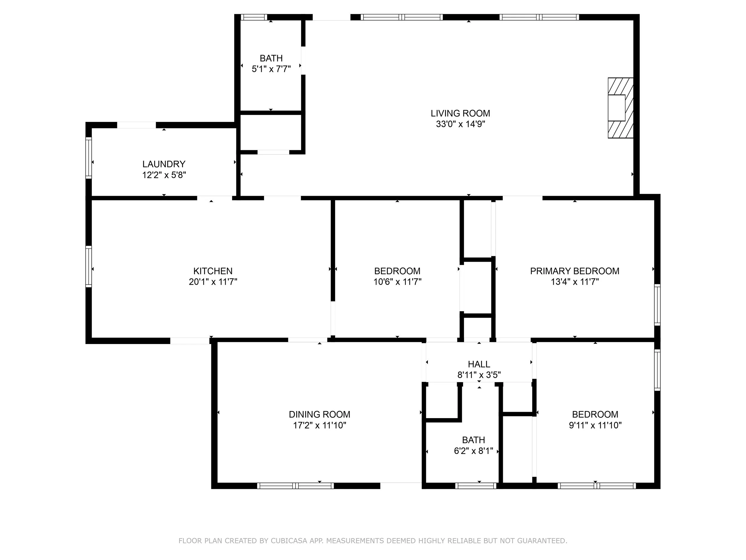 2D Floor Plan for 519 South Leflore Avenue.jpg