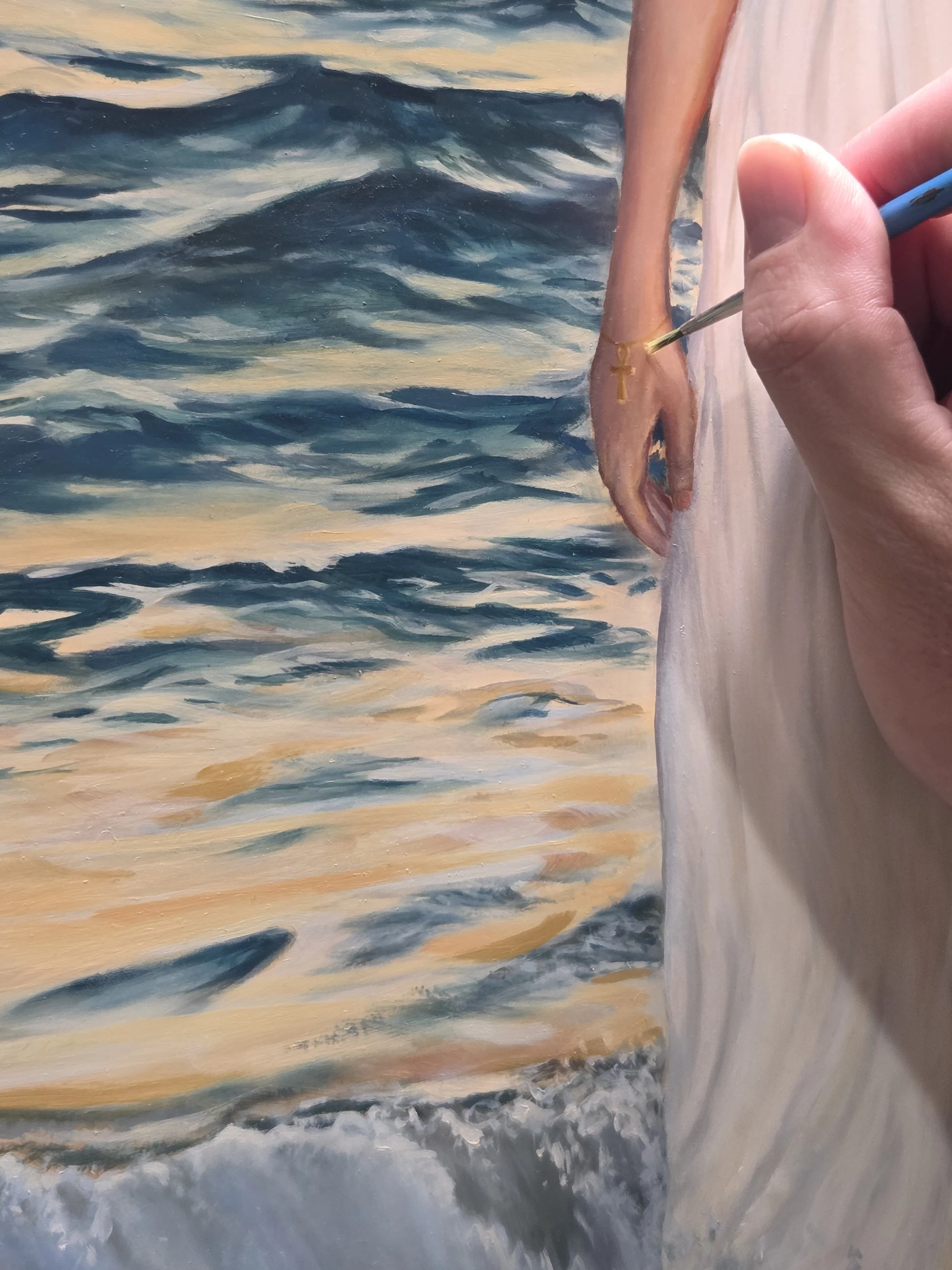 The Messenger - detail shot Work in Progress.jpg