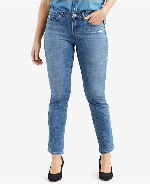 Levi's Classic Straight Mid-rise Jeans — Threading Love